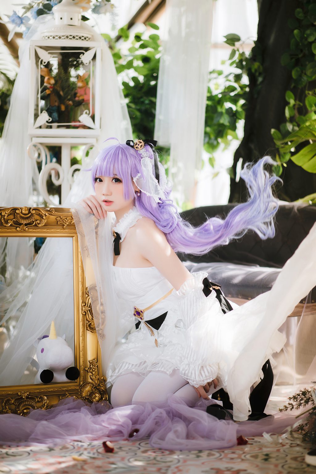 动漫博主@焖焖碳 独角兽婚纱[25P-169.5M] 网红写真-第2张