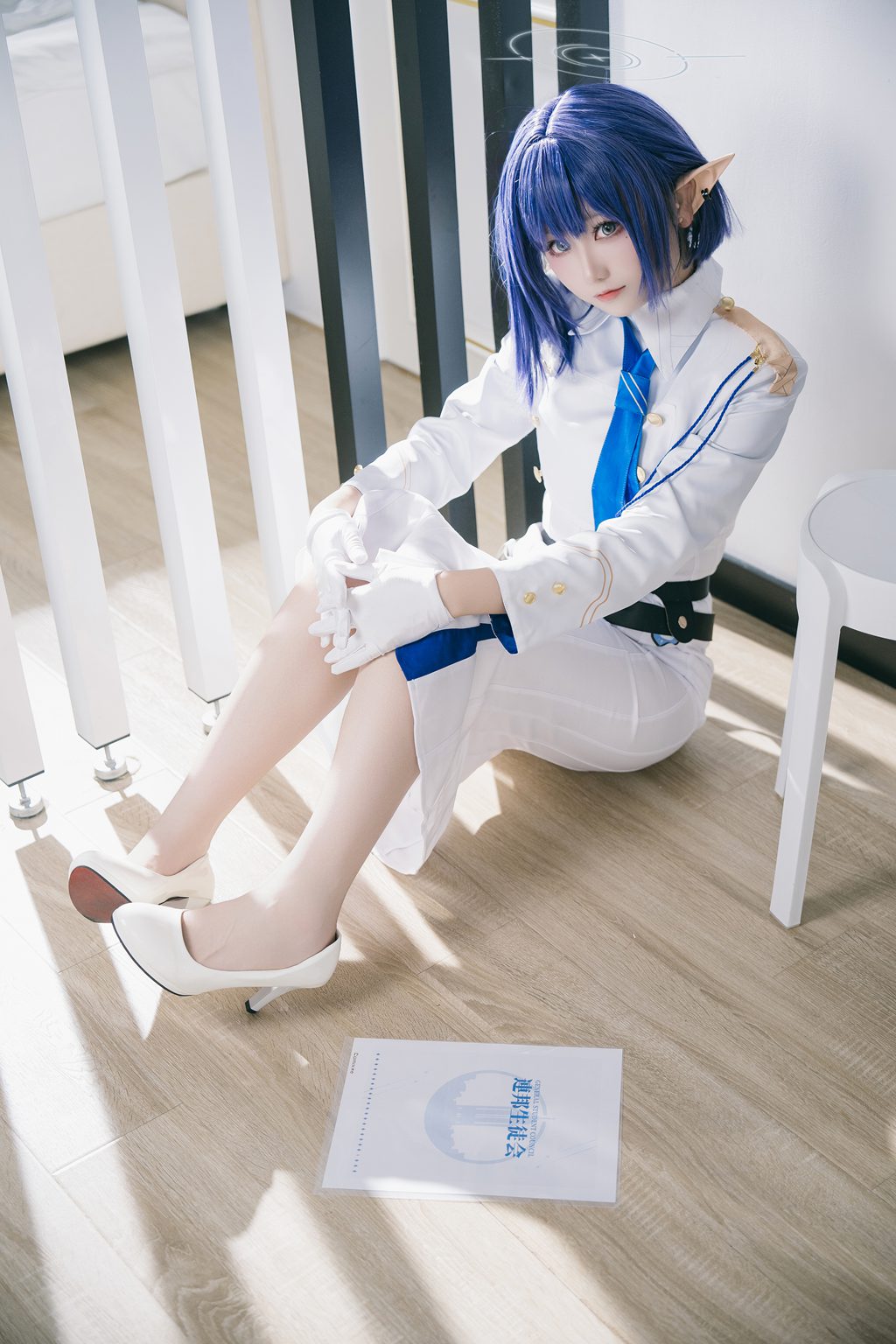 动漫博主@lunananya 蔚蓝档案 扇喜葵 [24P-201MB] 网红写真-第2张