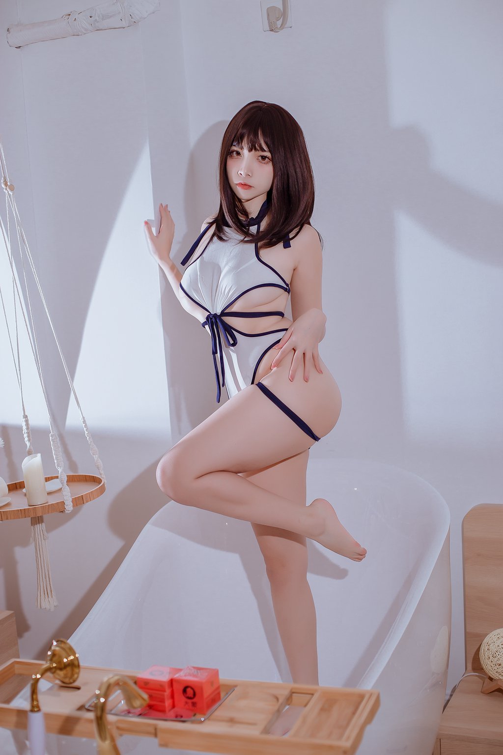 人气动漫博主@二佐Nisa 私房大象竞泳 [20P/235MB] 网红写真-第2张