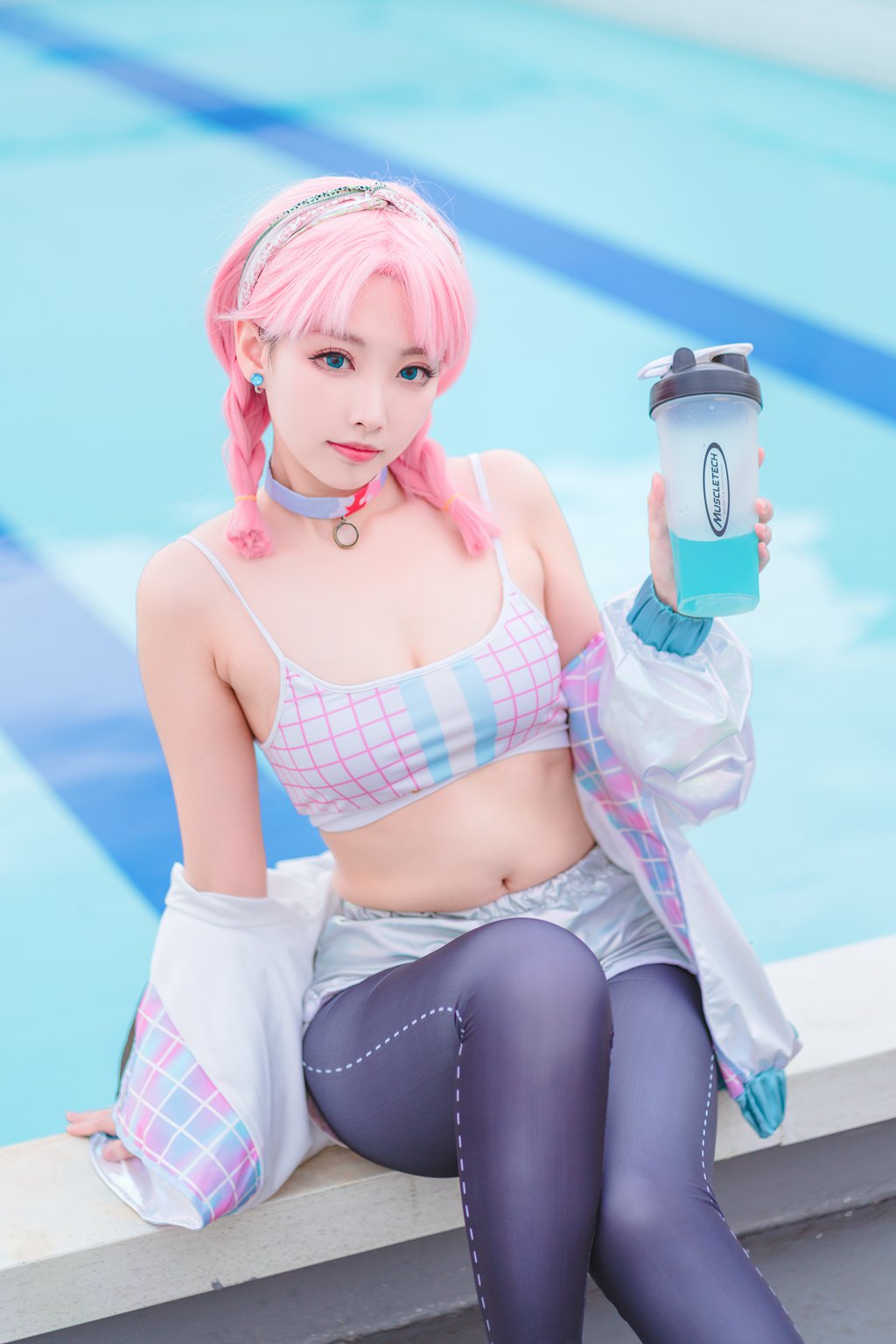 动漫博主@宮本桜 –蓝毒[16P-322.3M] 网红写真-第2张