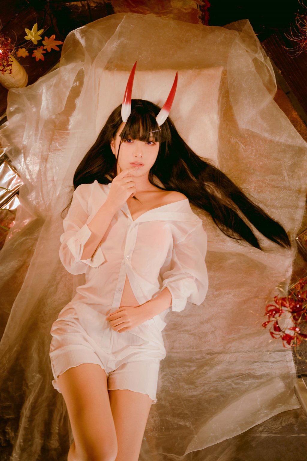 人气动漫Coser@Shika小鹿鹿 能代六叠间[17P-1V-125M] 网红写真-第2张