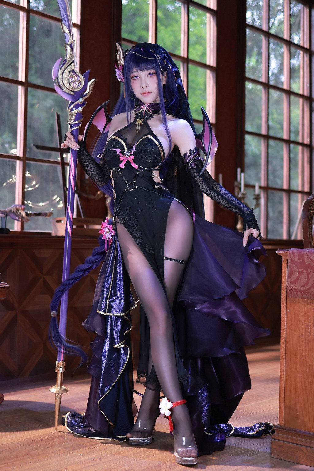 知名动漫博主@水淼aqua 稻妻 [129P/233MB] 网红写真-第1张