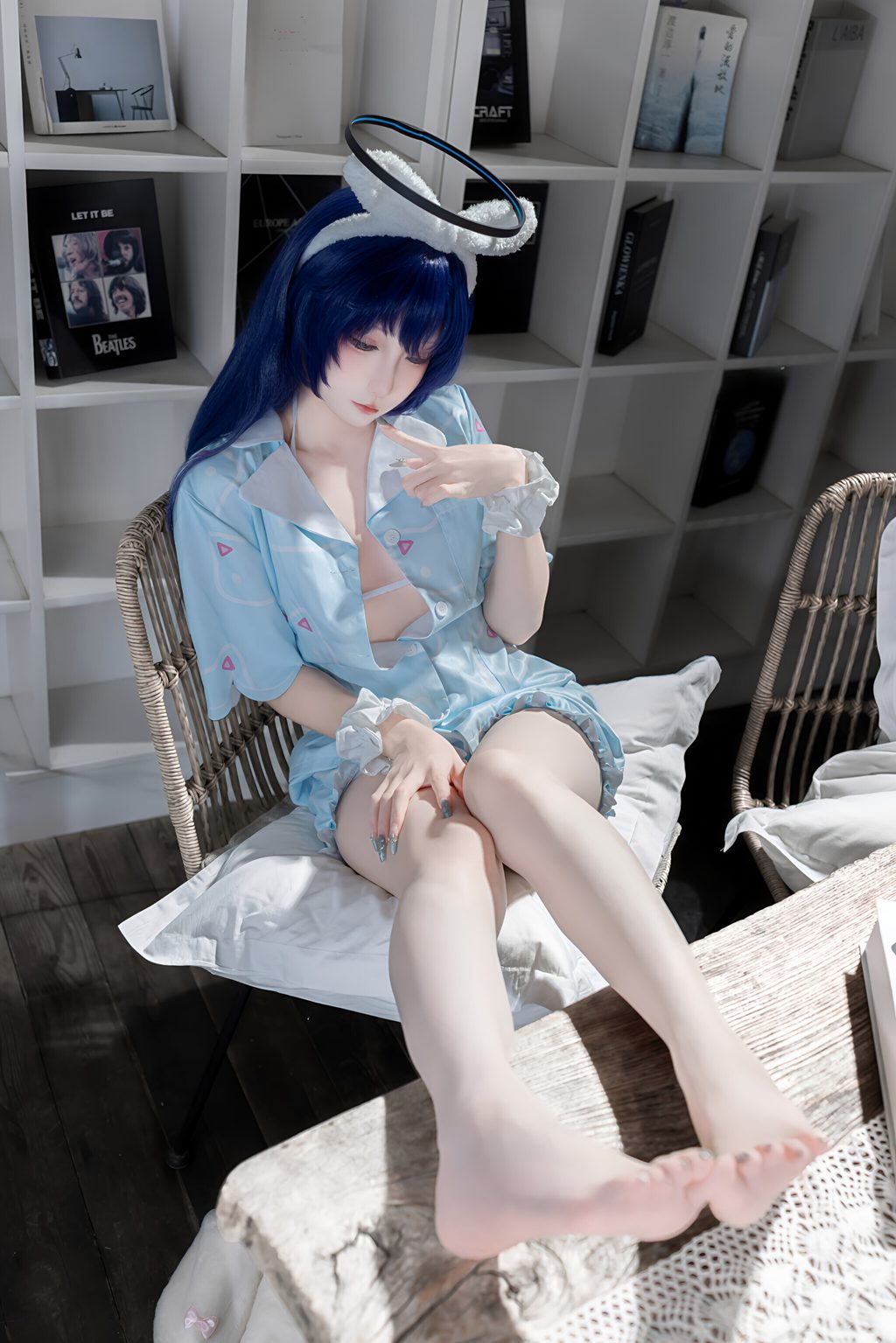 网紅Coser@纸悦Etsu_ko –优香睡衣[35P-209M] 网红写真-第1张