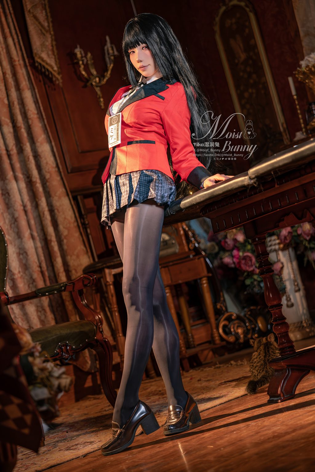 网紅博主@咬一口兔娘(黏黏团子兔) 狂赌之梦 [91P/1V/2.19G] 网红写真-第1张