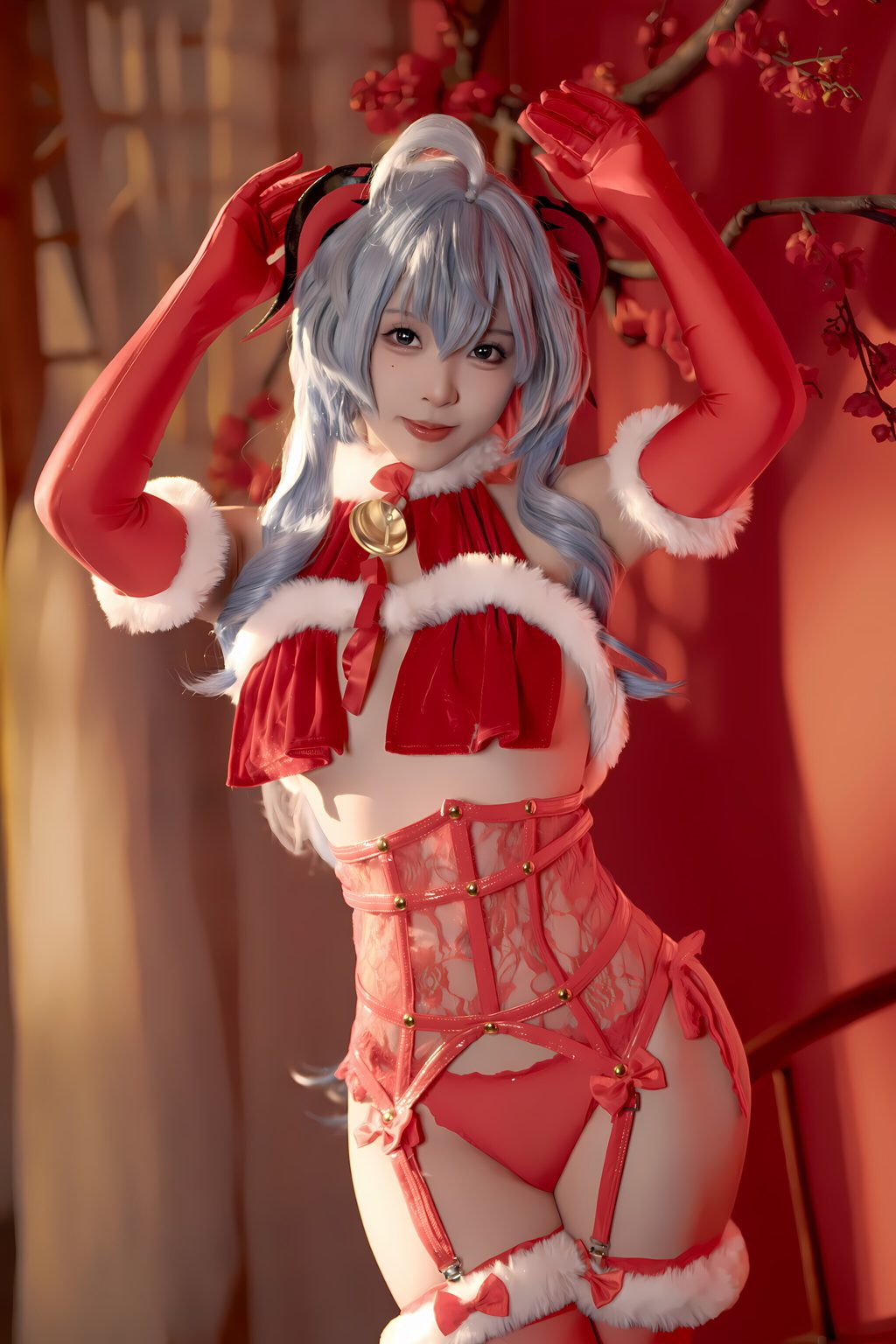 动漫博主@Bangni邦尼 甘雨新春 [91P/8V/752MB] 网红写真-第1张