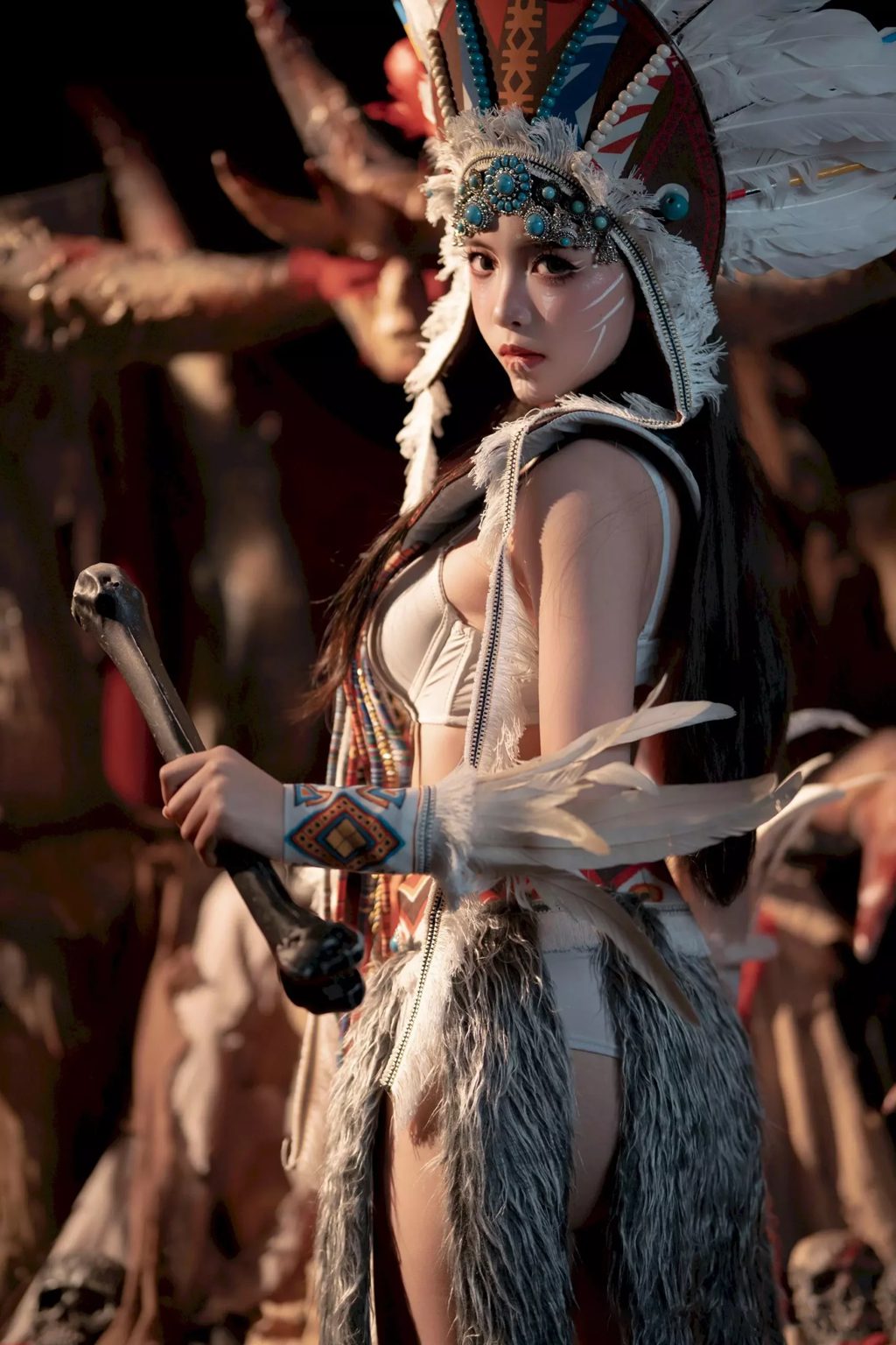 动漫博主@Bangni邦尼 印第安 (紫舞龙) [99P355MB] 网红写真-第1张