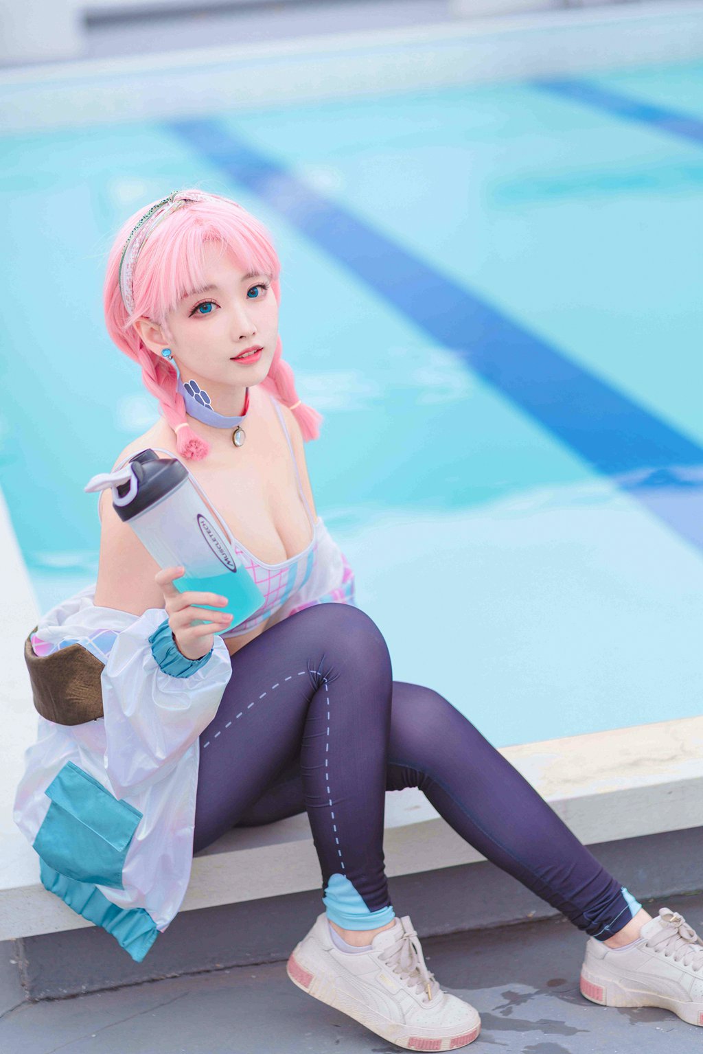 动漫博主@宮本桜 –蓝毒[16P-322.3M] 网红写真-第1张