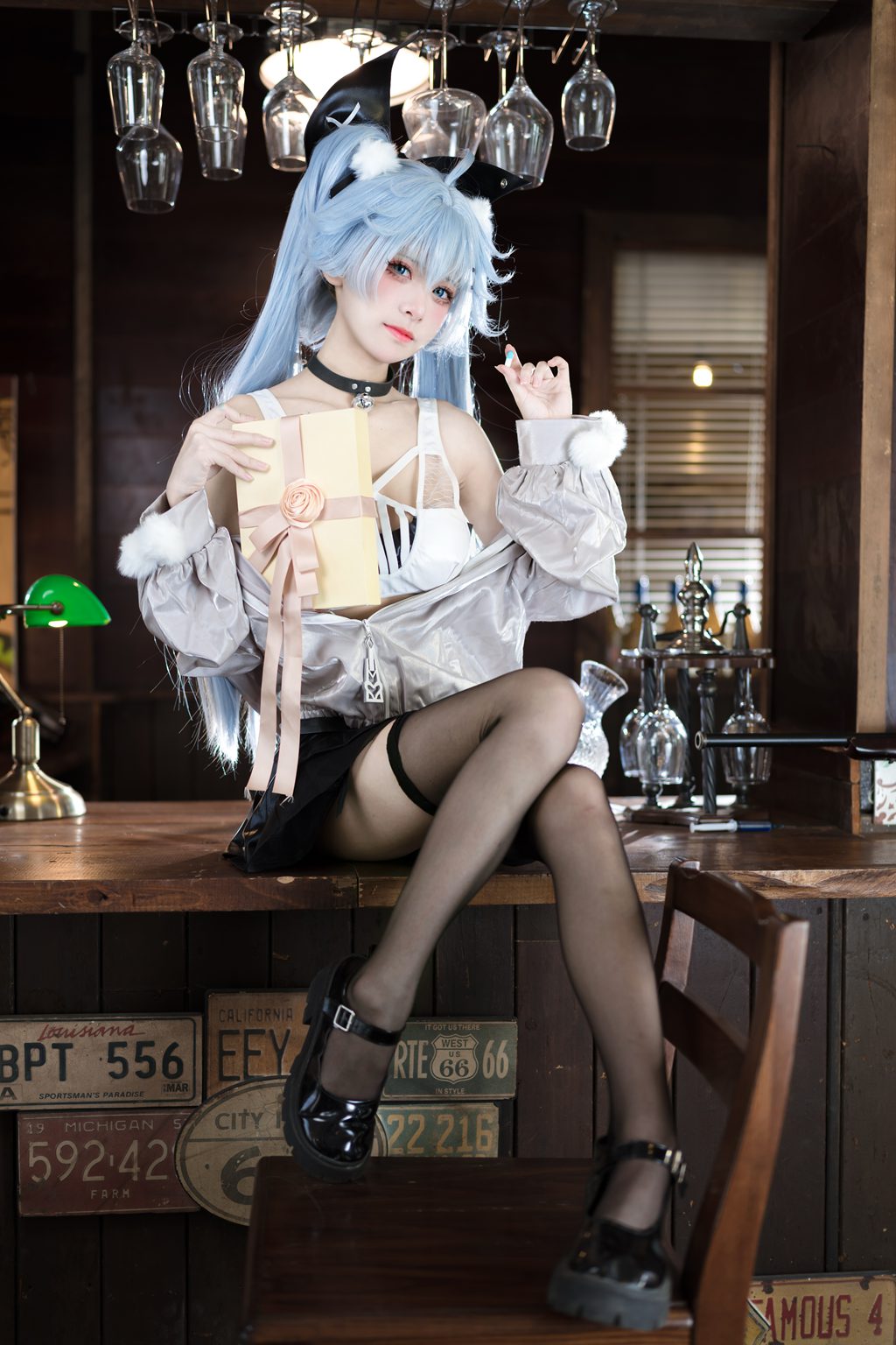 人气Coser@九柒喵 芙洛伦 药心 少女前线[29P-167.1M] 网红写真-第1张