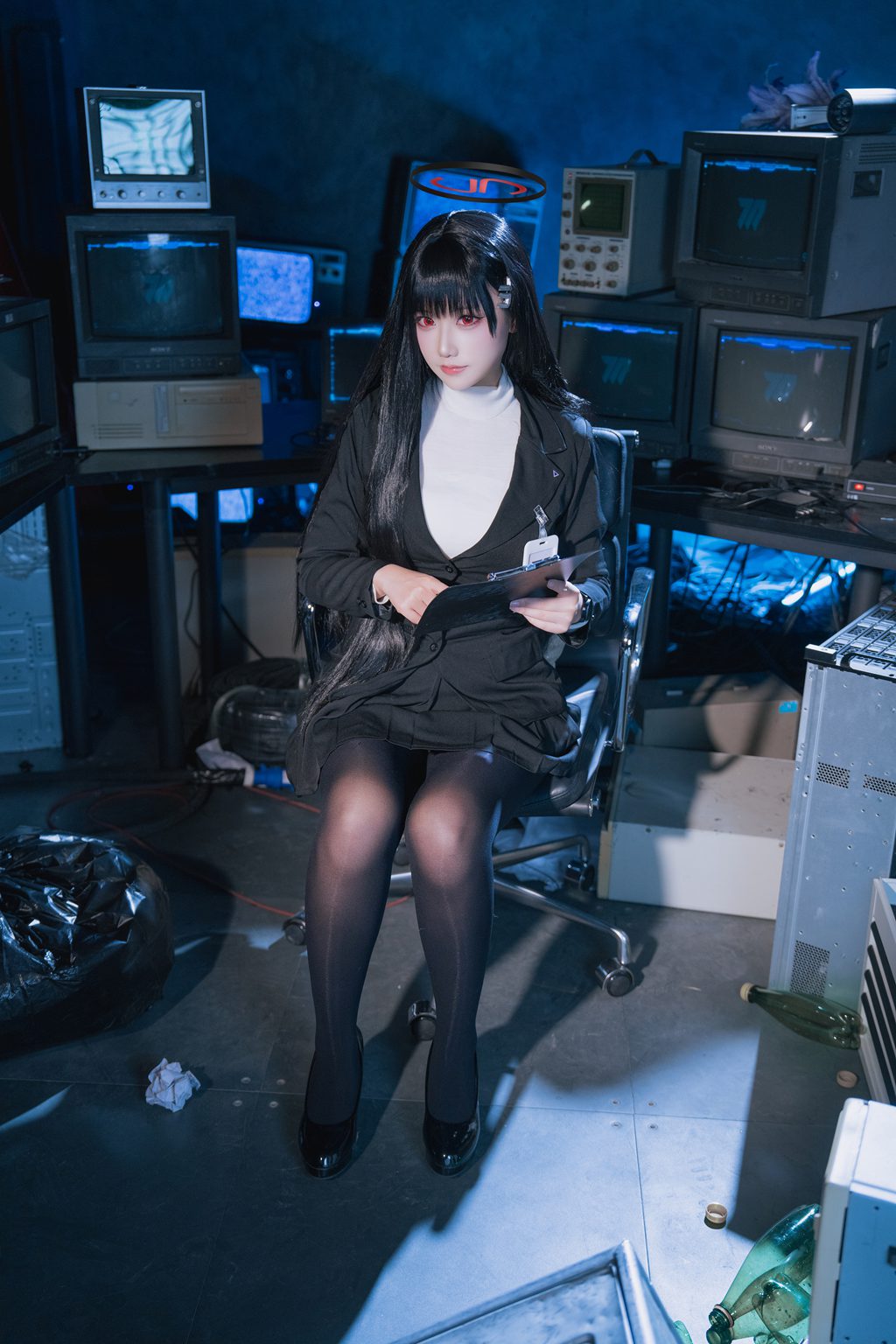 动漫博主@lunananya blue archive 調月リオ [30P-225MB] 网红写真-第1张