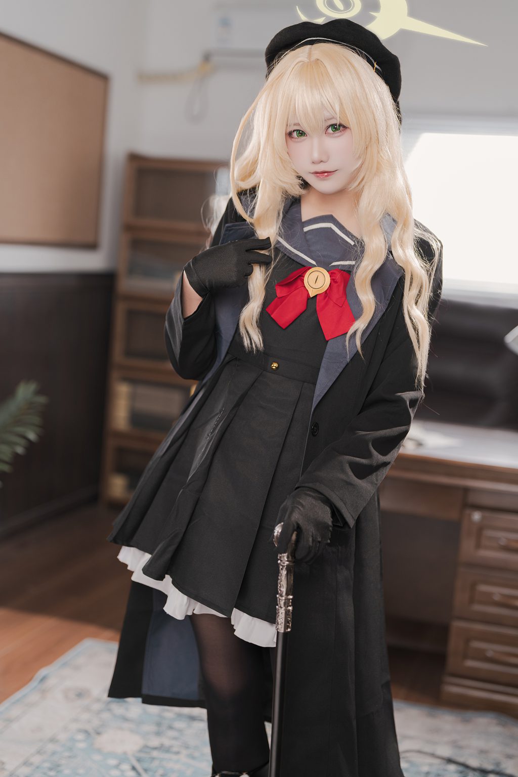 动漫博主@lunananya 蔚蓝档案 笑面教授 [56P-172MB] 网红写真-第1张