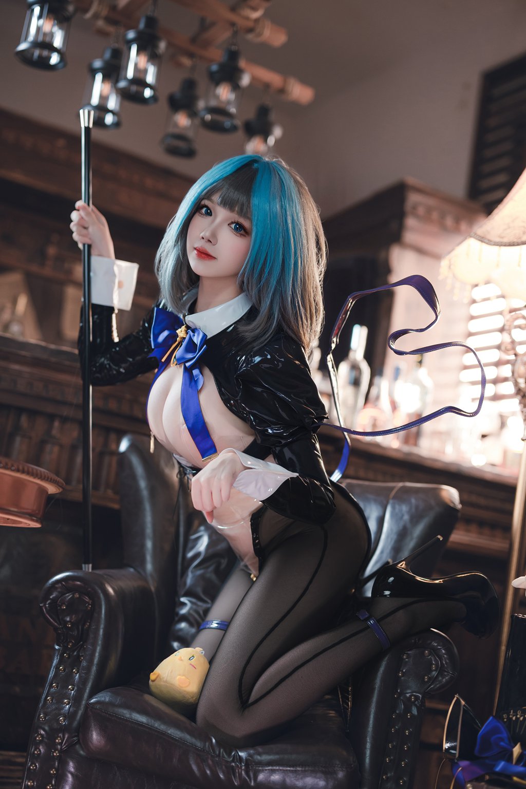 知名动漫博主@雪晴Astra 万圣节 柴郡魔术师 [60P/1V/748MB] 网红写真-第2张