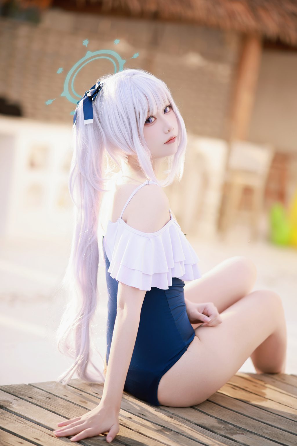 动漫博主@lunananya 宫子泳装 [20P-88MB] 网红写真-第1张