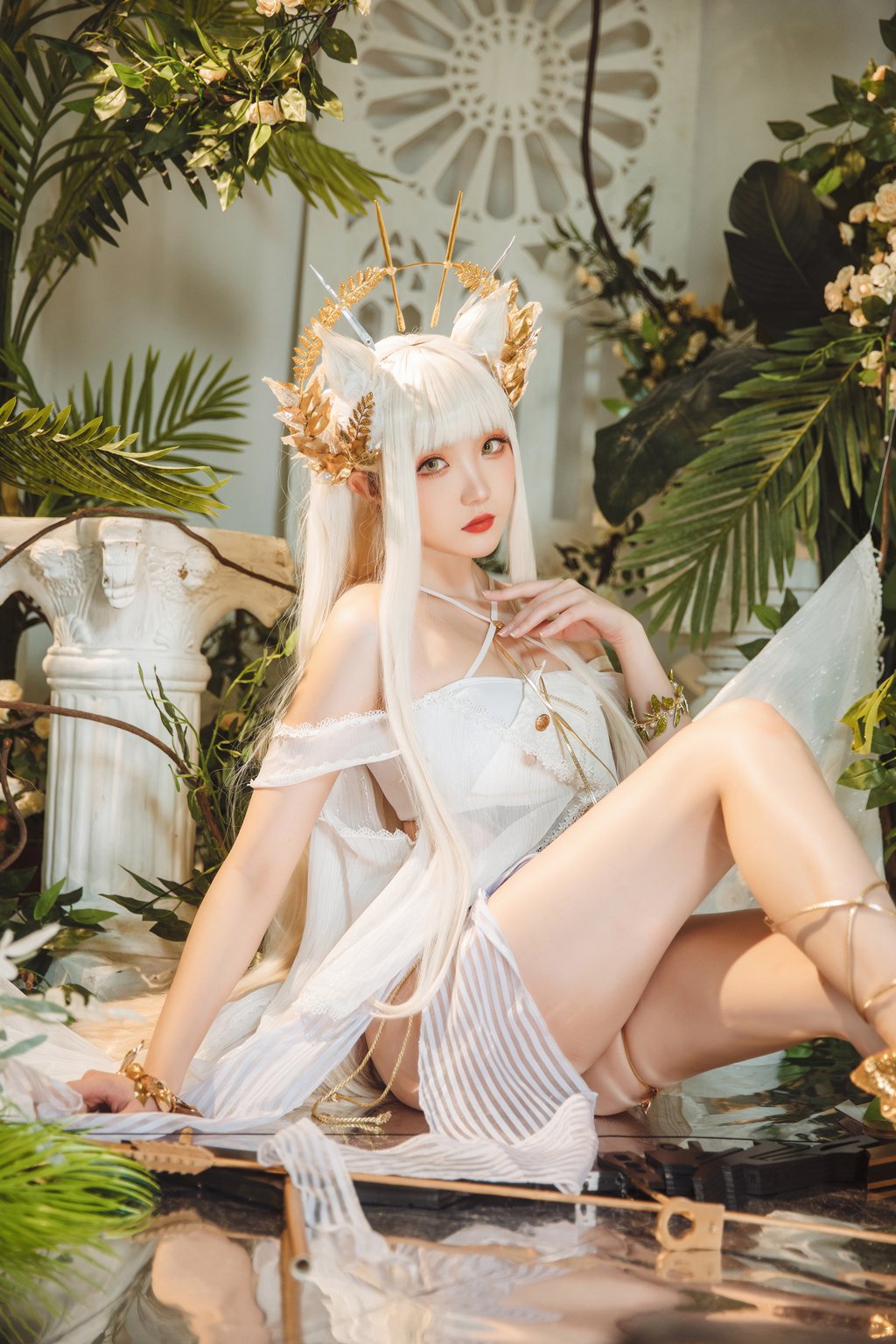 动漫Coser@瓜希酱 明日方舟 白金泳装 (Platinum) [25P-159MB] 网红写真-第1张