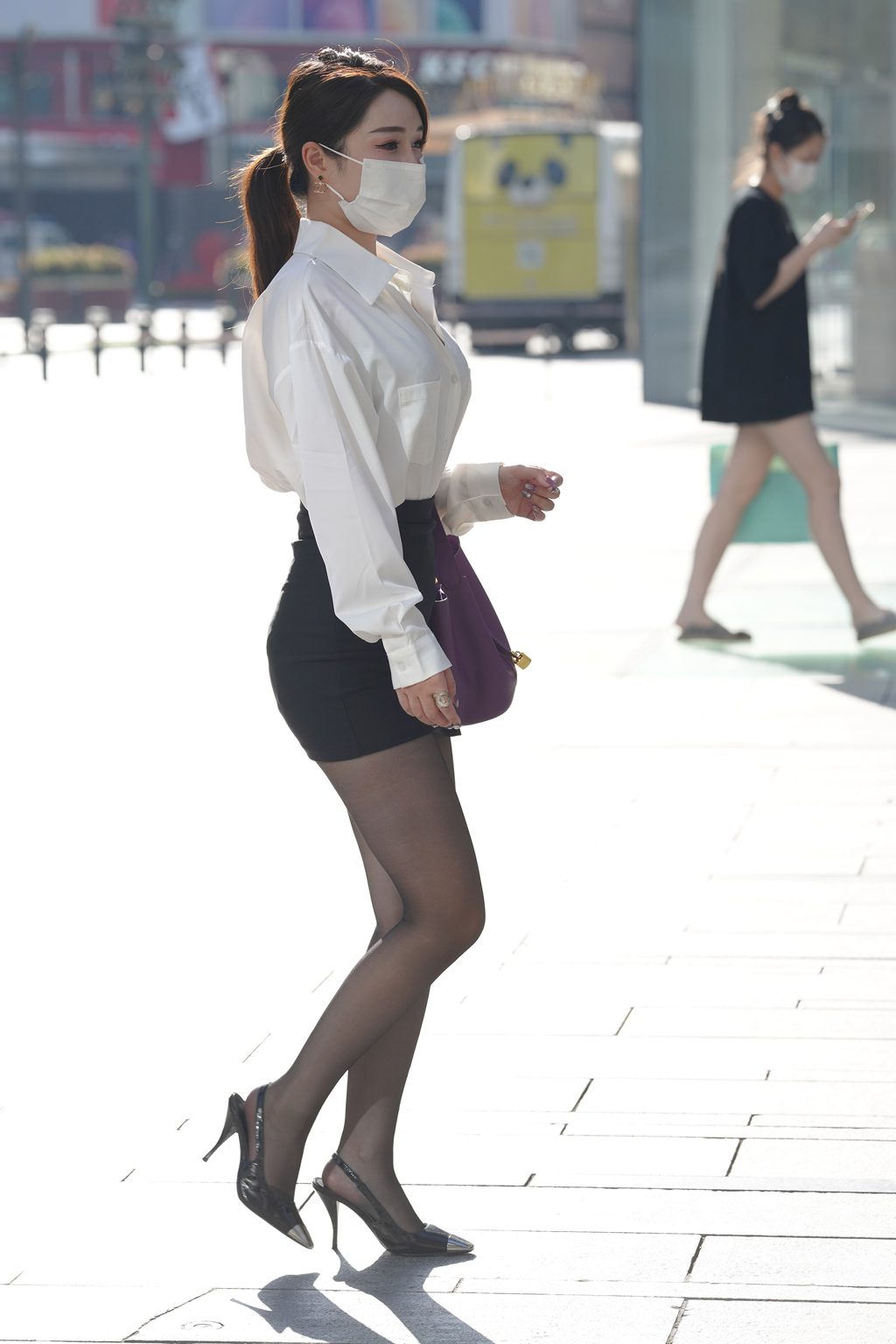 魔镜街拍 NO.186-街拍黑丝包臀裙小姐姐 [135P/182MB] 其它写真-第1张