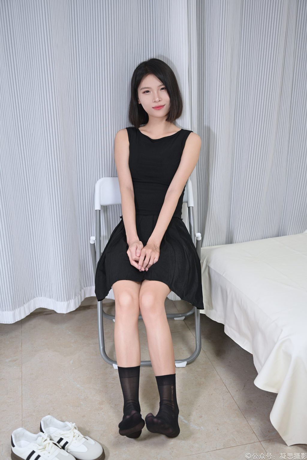 凝思摄影 NO.048 小睿（短裙、嘿丝、平底鞋）[135P/1V/5.31G] 凝思摄影-第1张