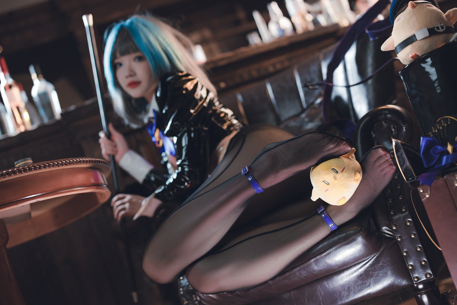 知名动漫博主@雪晴Astra 万圣节 柴郡魔术师 [60P/1V/748MB] 网红写真-第3张