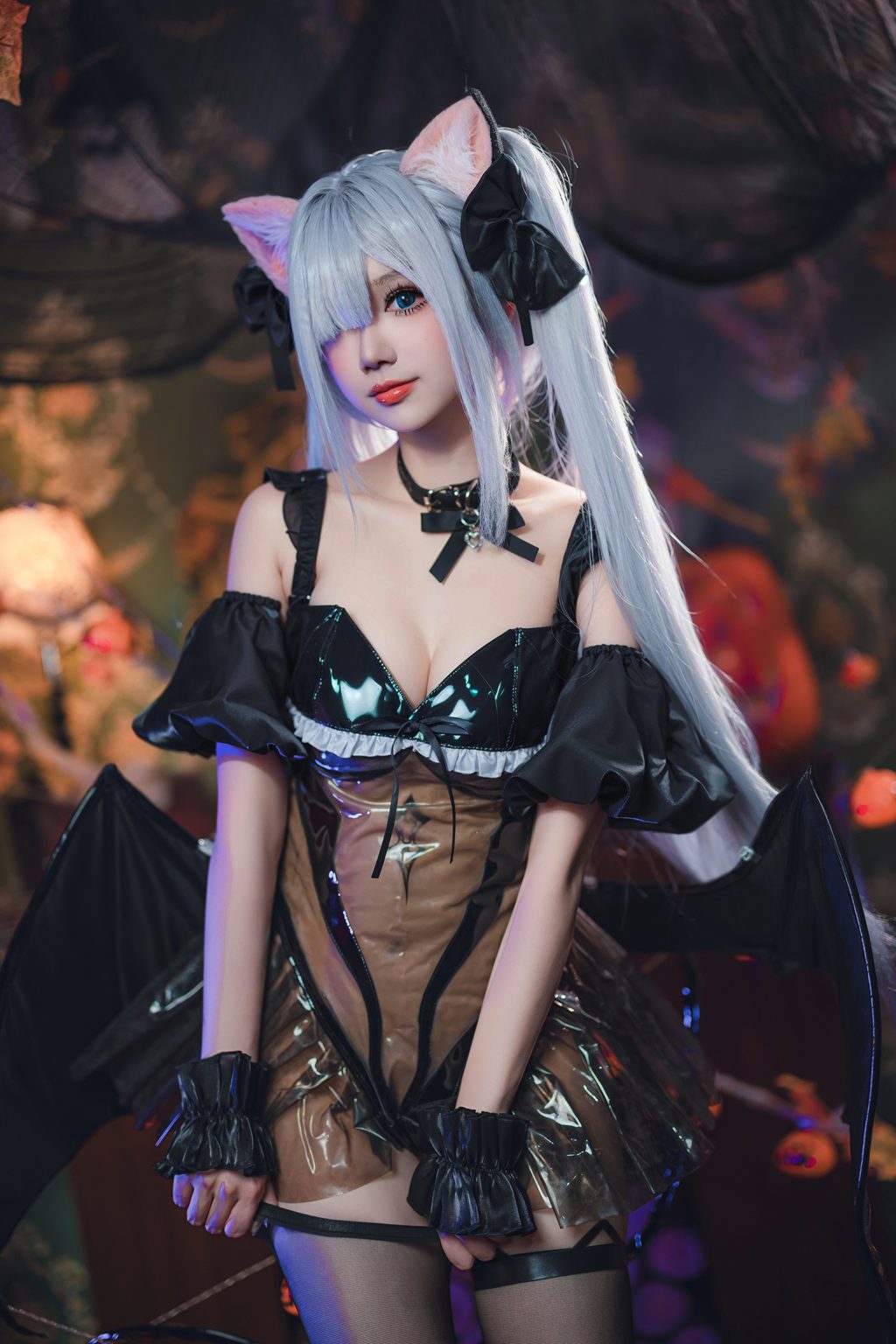 知名动漫博主@雪晴Astra 万圣节 雅努斯 [62P/7V/1.83G] 网红写真-第4张