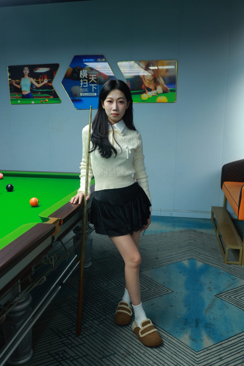 知足小岛 第210期-小U-台球厅摄影（无水印全套版）[416P/2V/22.41GB] 单购-第4张