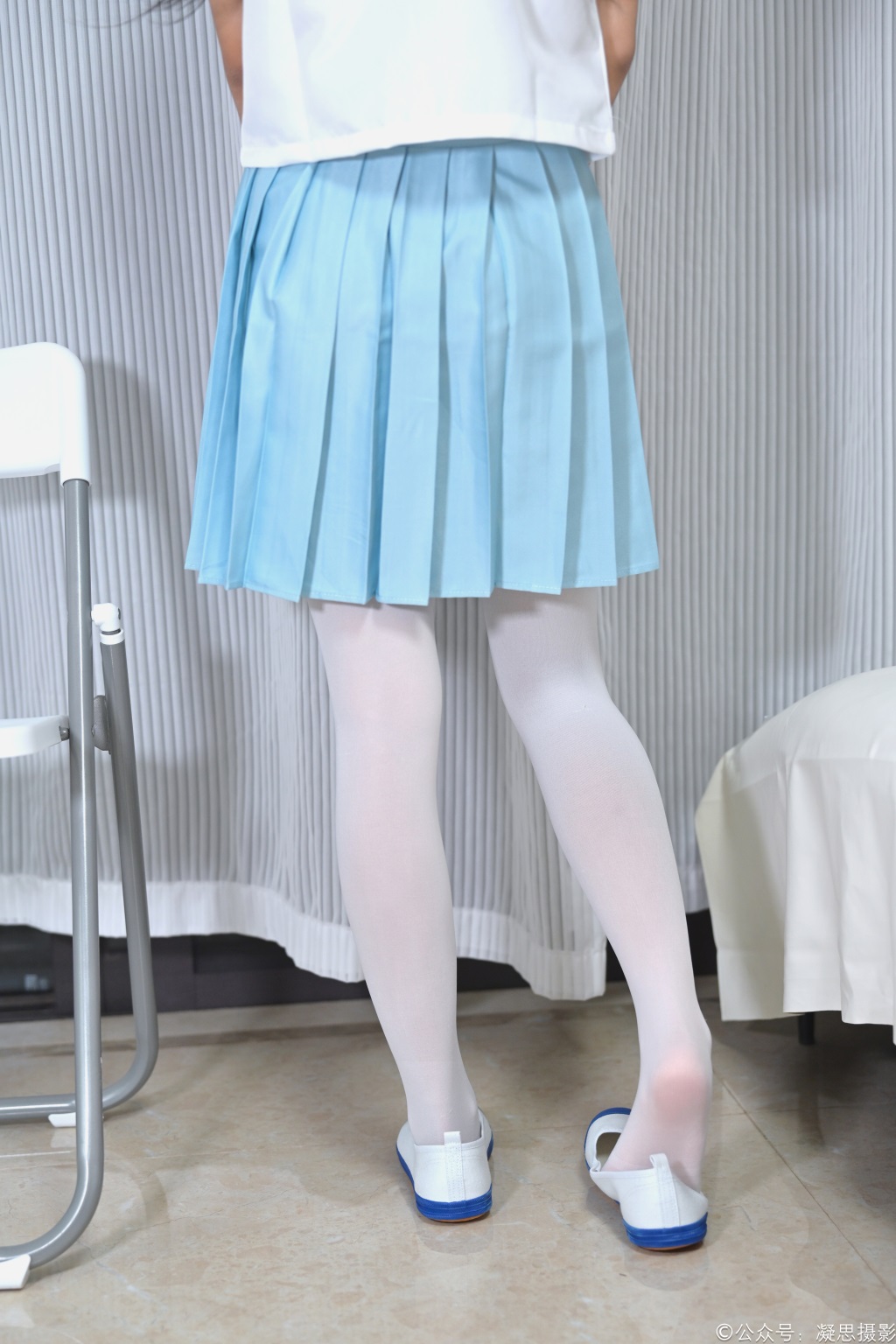 凝思摄影 NO.053 沅沅（jk制服、白丝、室内鞋）[140P/1V/5.45G] 凝思摄影-第4张