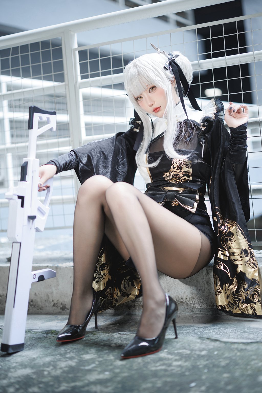 动漫博主@切切celia Nikke胜利女神 布兰浴衣 [17P-119MB] 网红写真-第4张