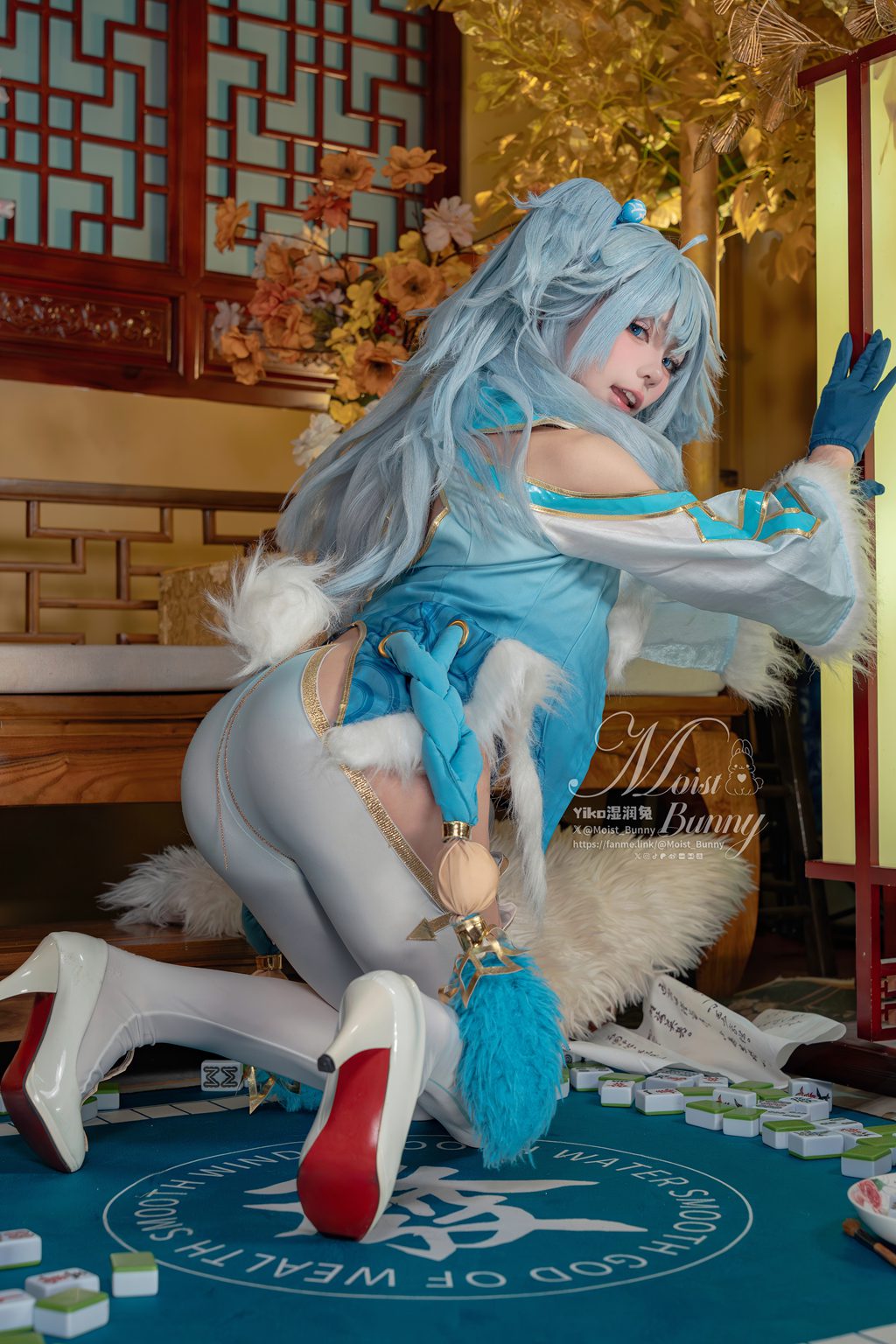 网紅博主@咬一口兔娘(黏黏团子兔) 25年01月作品『妙手回春-芙洛伦』E：ku[78P-1V-1.35G] 网红写真-第3张