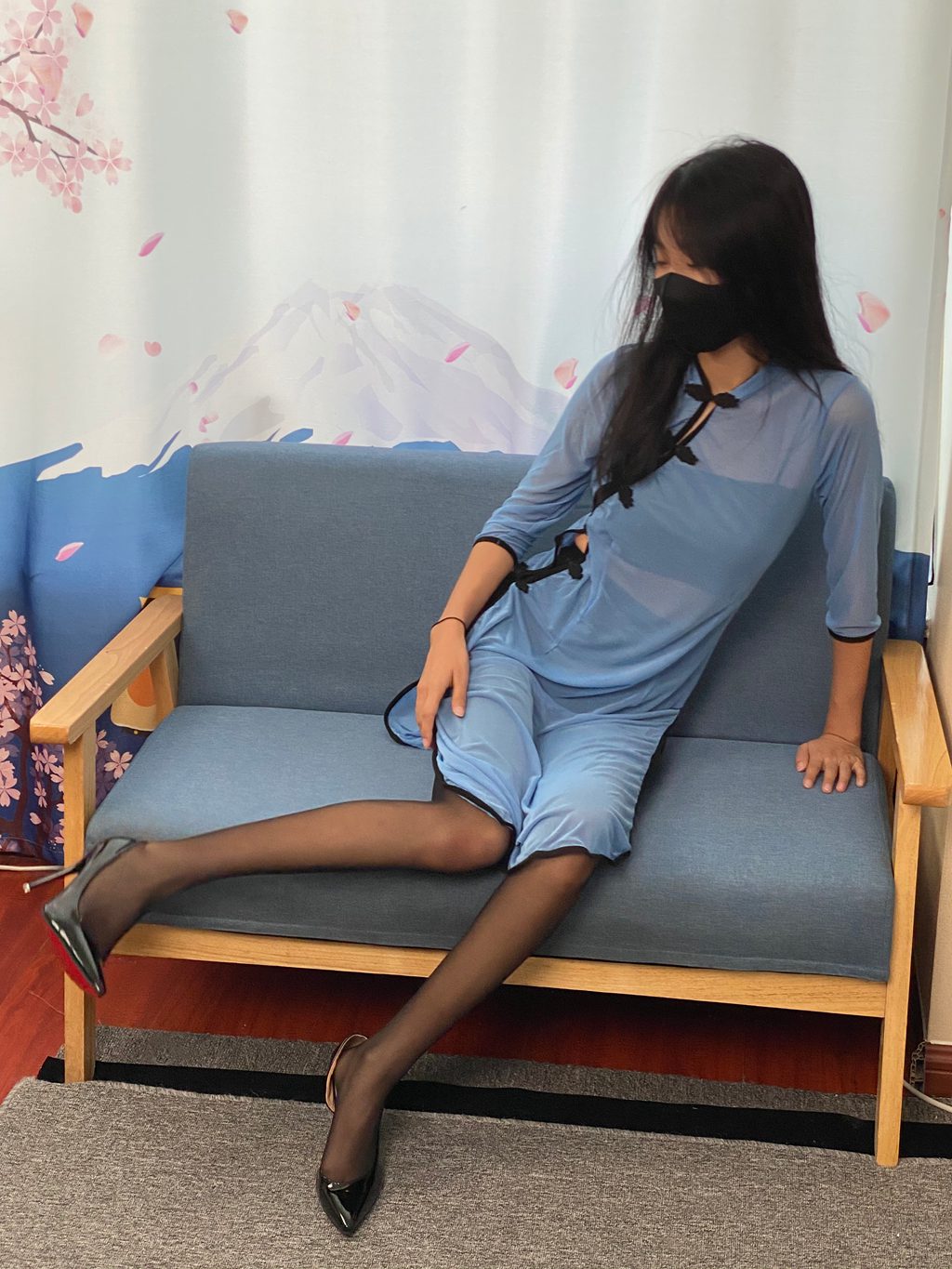 三禾摄影 NO.064 薄丝旗袍 嘿丝 高跟 [245P/1.35GB] 三禾摄影-第4张