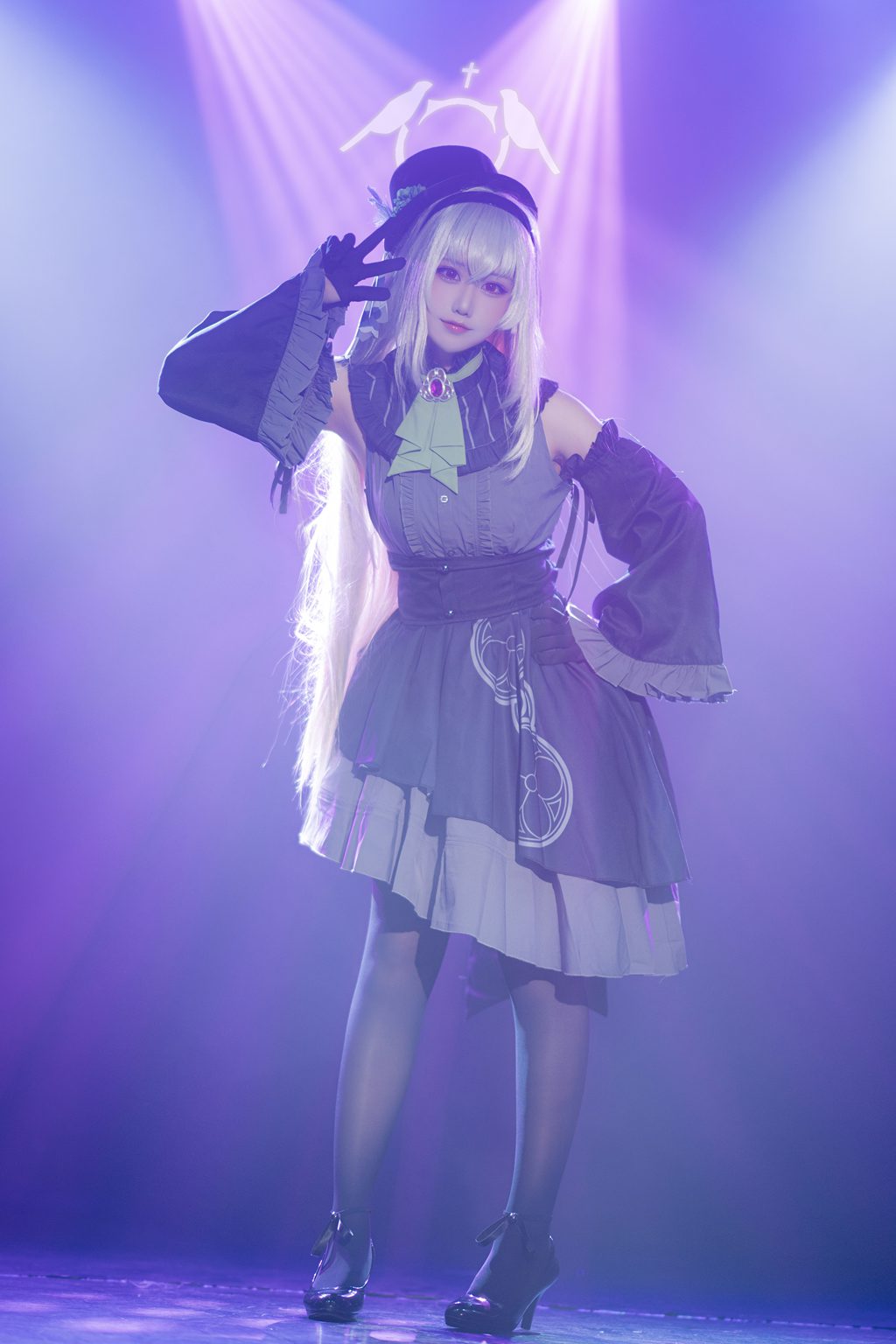 动漫博主@lunananya 歌住樱子 (idol) (蔚蓝档案) [37P-235MB] 网红写真-第4张