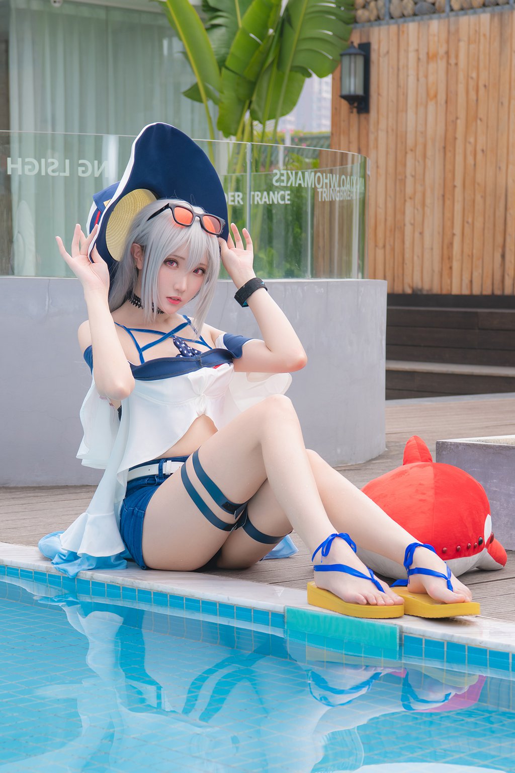 动漫Coser@瓜希酱 斯卡蒂 [24P-118MB] 网红写真-第4张