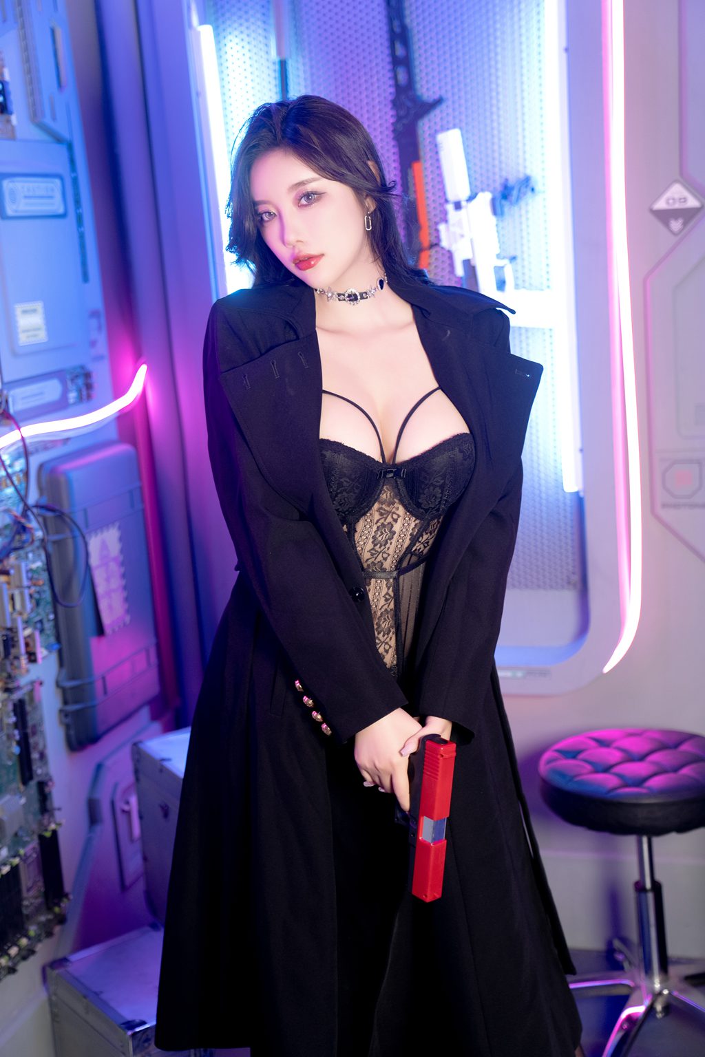 秀人模特@杨晨晨 – 内购无水印 开档情趣网袜 [102P/1.15GB] 年费专享-第4张