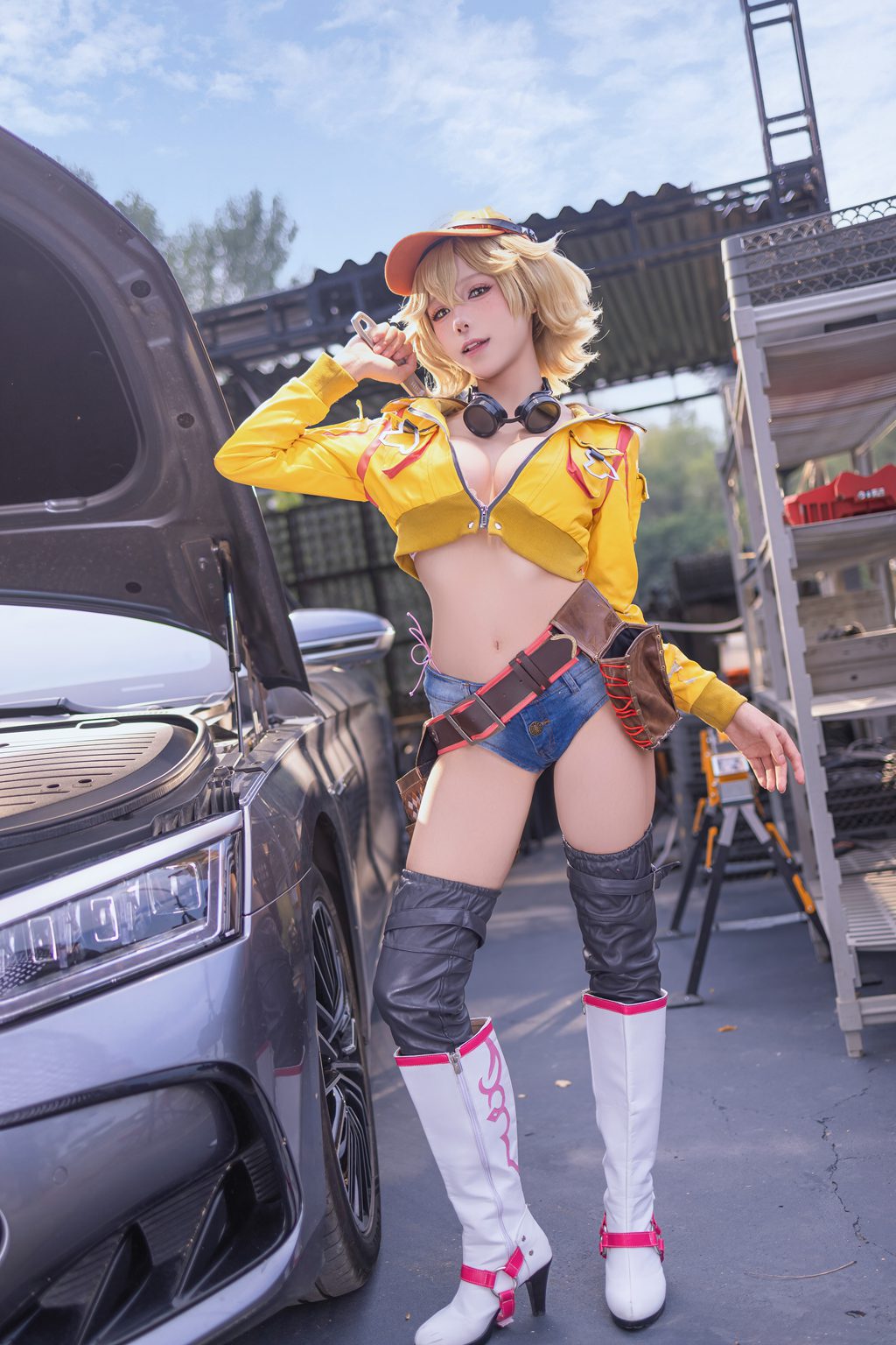 网紅博主@咬一口兔娘(黏黏团子兔) 03月作品FF15-希德妮奥拉姆[95P-1V-2.01G] 网红写真-第4张