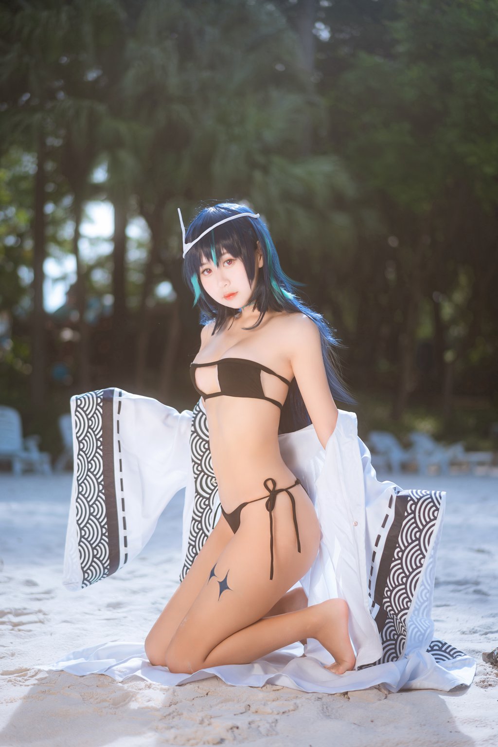 动漫博主@萌芽儿o0 幽灵妹妹[31P-263M] 网红写真-第4张