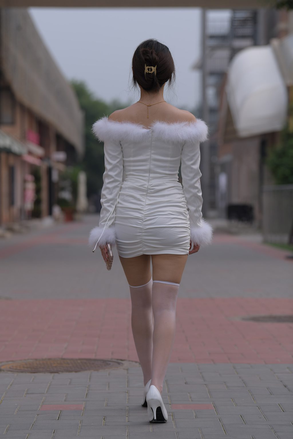 魔镜街拍 NO.218-精选街拍-一只麋鹿摄影作品 – 白裙美女[575P/464MB] 其它写真-第4张