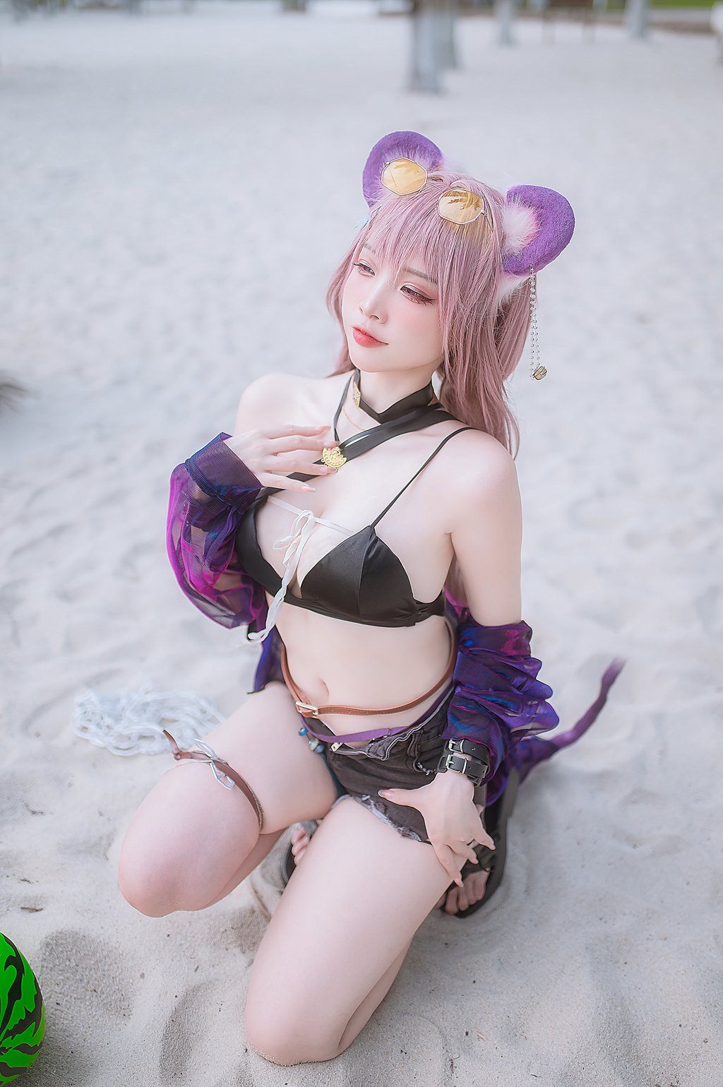 人气Coser动漫博主@二佐Nisa《泰拉夏日纪事》佐佐林雨霞 [45P/429MB] 网红写真-第4张