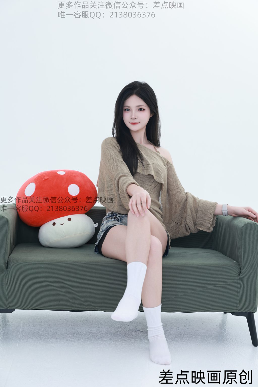 差点映画 第232期-倩倩-居家小白袜（照片版）[100P/709MB] 单购-第4张