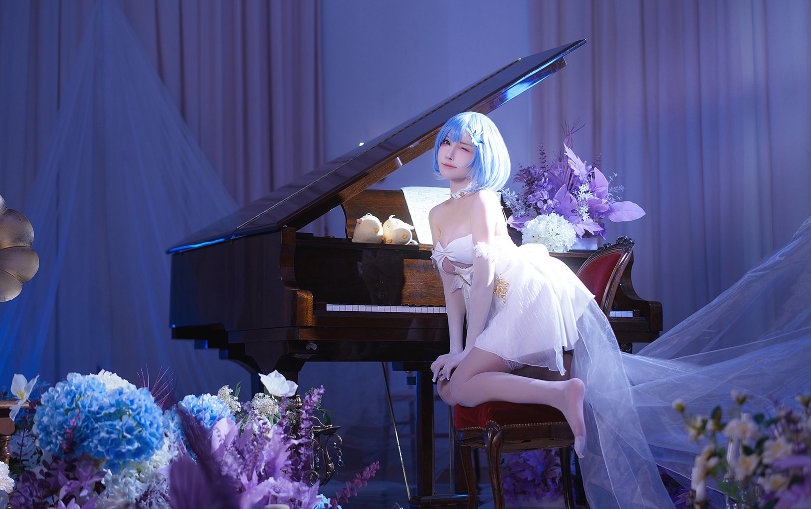 网紅Coser@一千只猫薄禾 –恰巴耶夫[15P-3V-24M] 网红写真-第4张