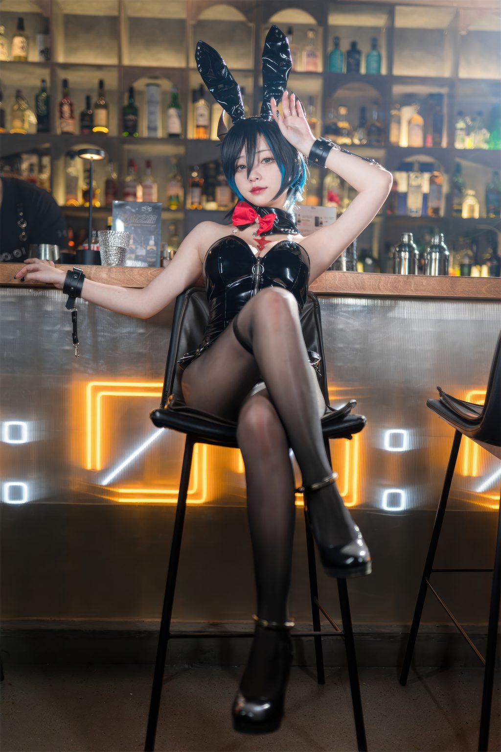 动漫博主@花铃 碧蓝航线 胡滕 兔女郎 [126P/1001MB] 网红写真-第4张