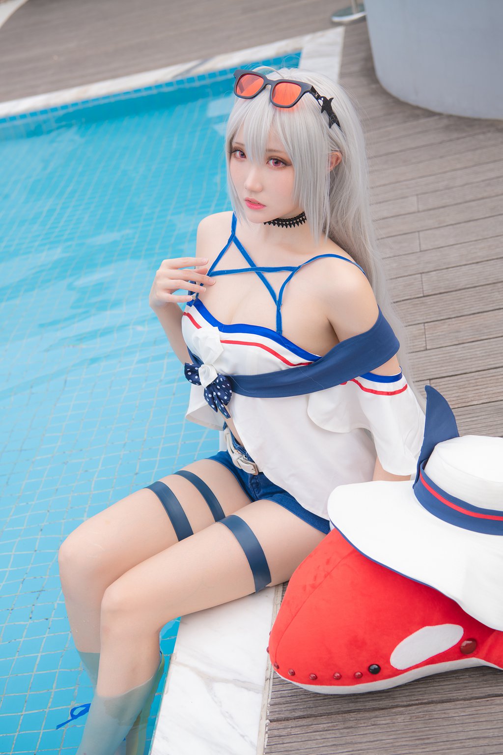 动漫Coser@瓜希酱 斯卡蒂 [24P-118MB] 网红写真-第3张