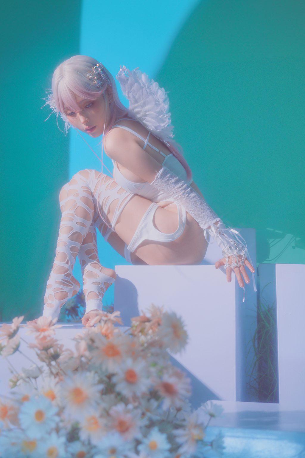 台湾Coser@ElyEE子 2024年10月订阅 (1／3套) Plant Angel植天使 [36P1V49MB] 网红写真-第3张