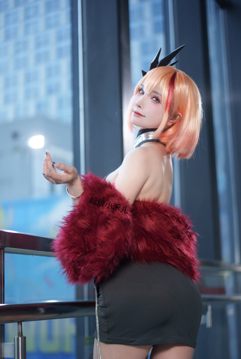 网紅Coser@一千只猫薄禾 –碧蓝航线 罗恩苍翠[16P-52.3M] 网红写真-第3张