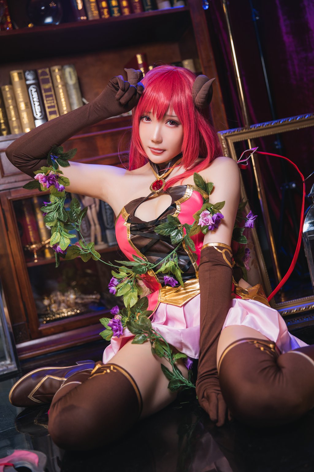动漫Coser@瓜希酱 公主连结 支仓伊绪 [22P/159MB] 网红写真-第3张