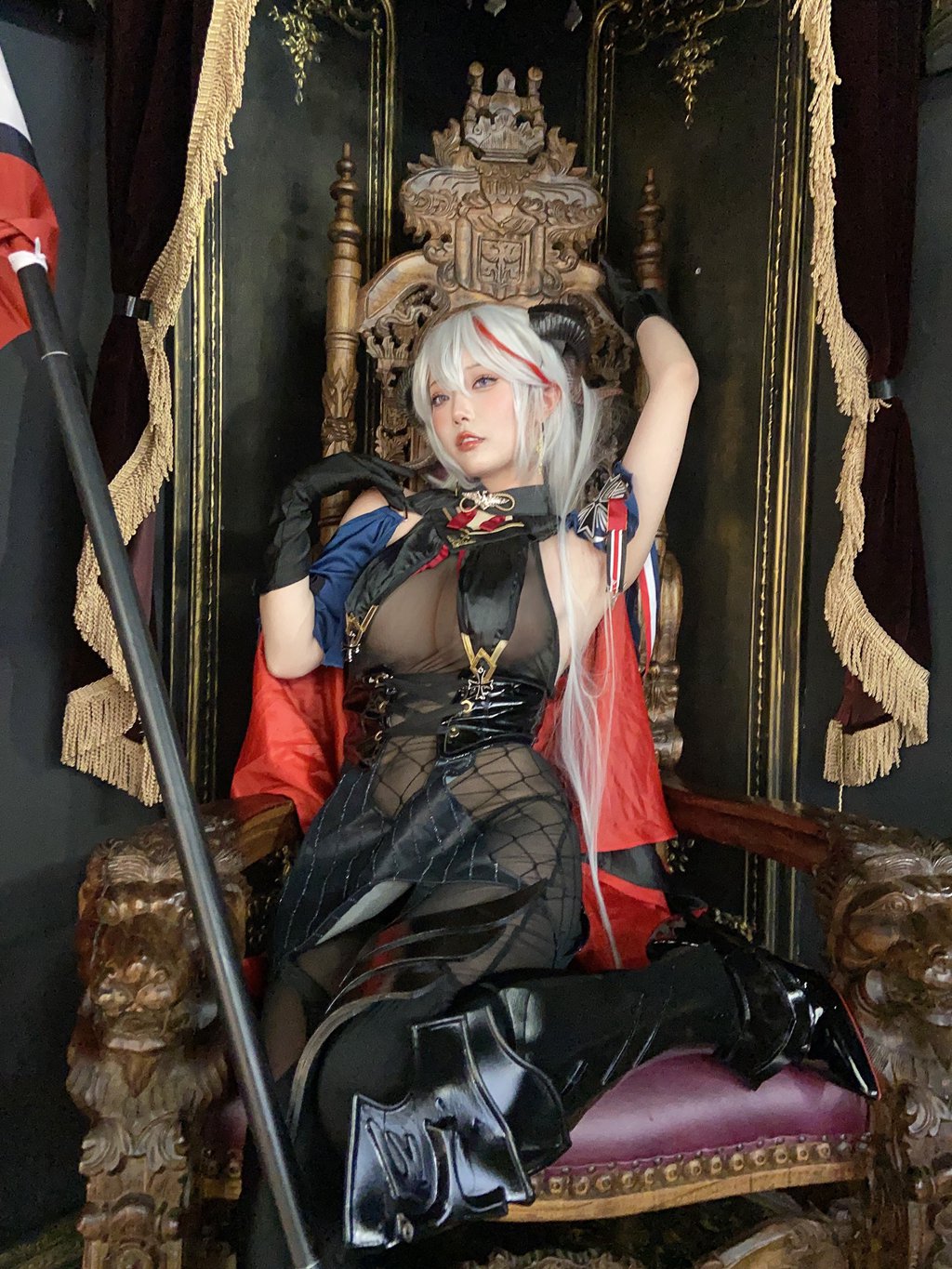 动漫博主@切切celia 碧蓝航线 埃吉尔[32P-2V-107M] 网红写真-第2张