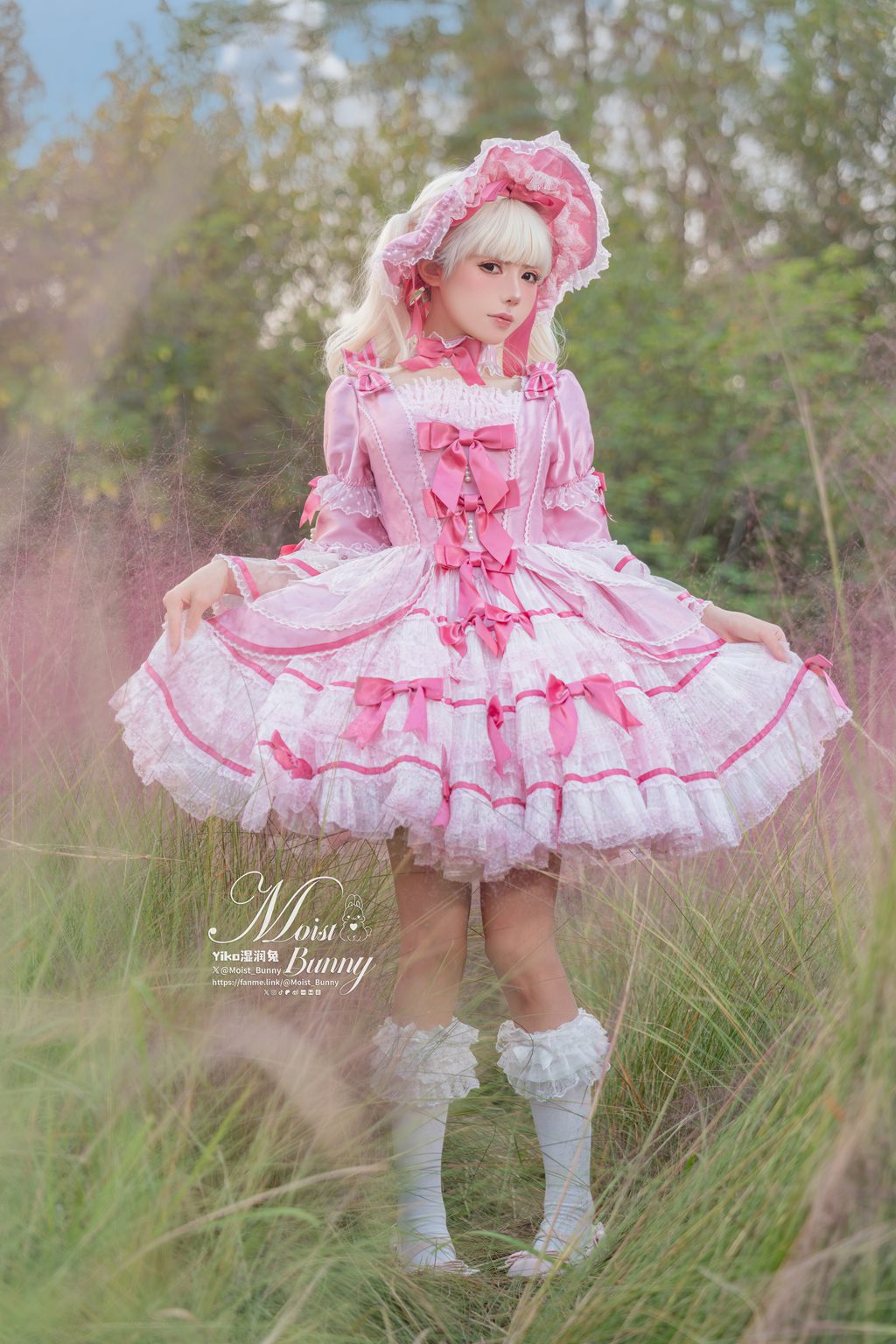 网紅博主@咬一口兔娘(黏黏团子兔) 25年01月作品『丝绒粉黛』 小舞蹈[86P-2V-2.22G] 网红写真-第2张