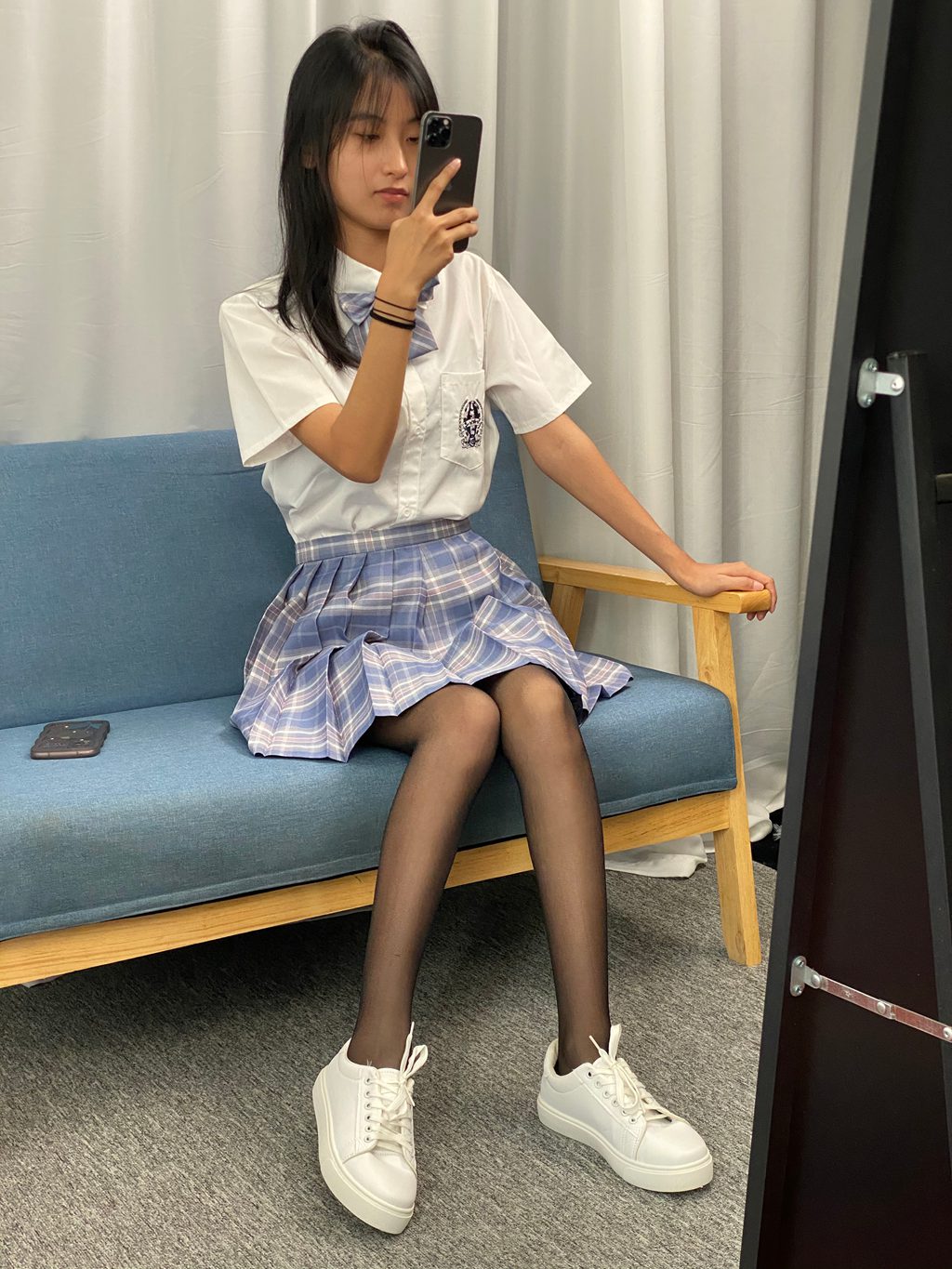 三禾摄影 NO.063 JK套装 嘿丝 [150P/1V/969MB] 三禾摄影-第2张