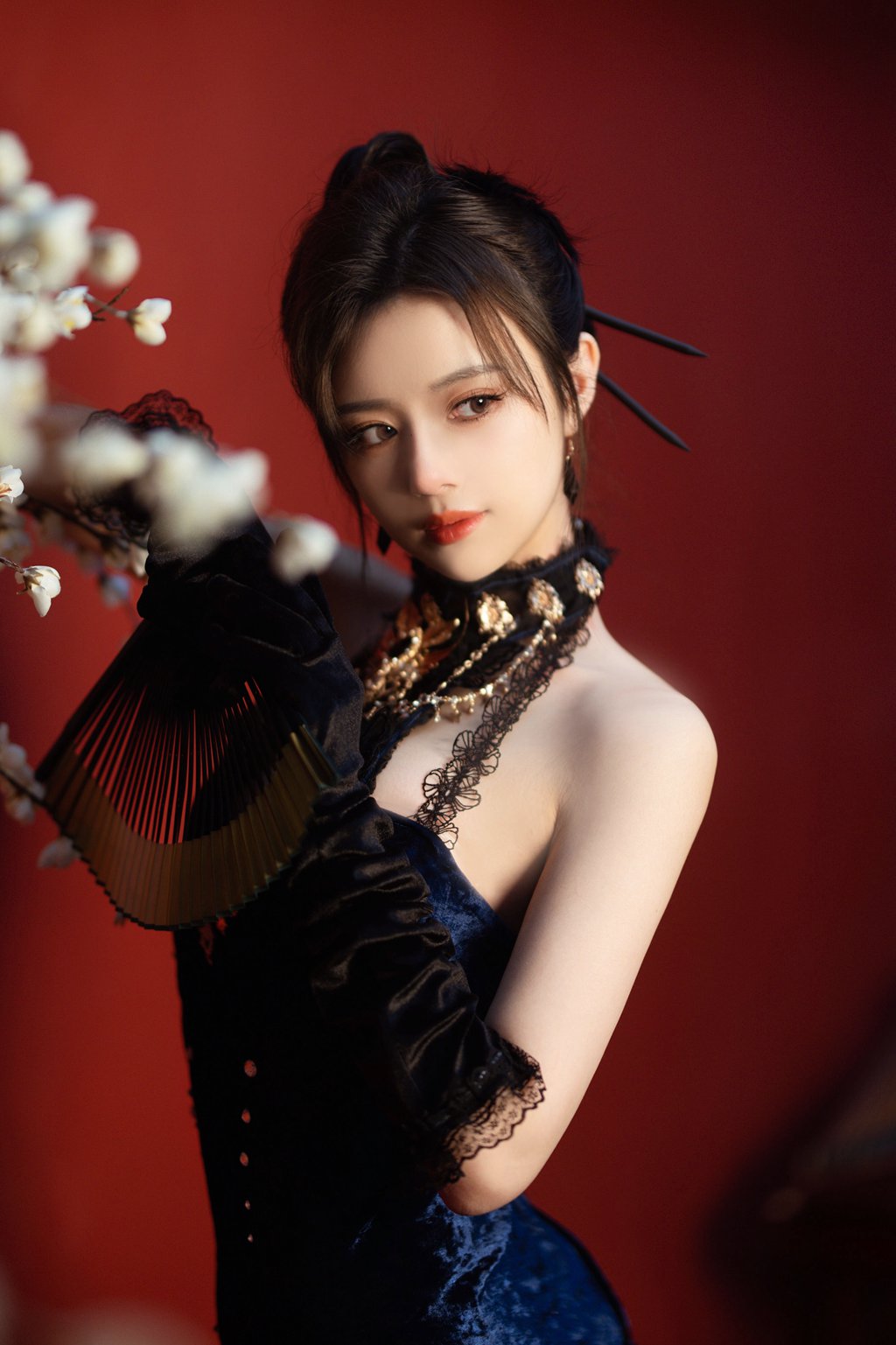 人气动漫Coser@Shika小鹿鹿 烽火经年旗袍[24P-2V-146M] 网红写真-第2张