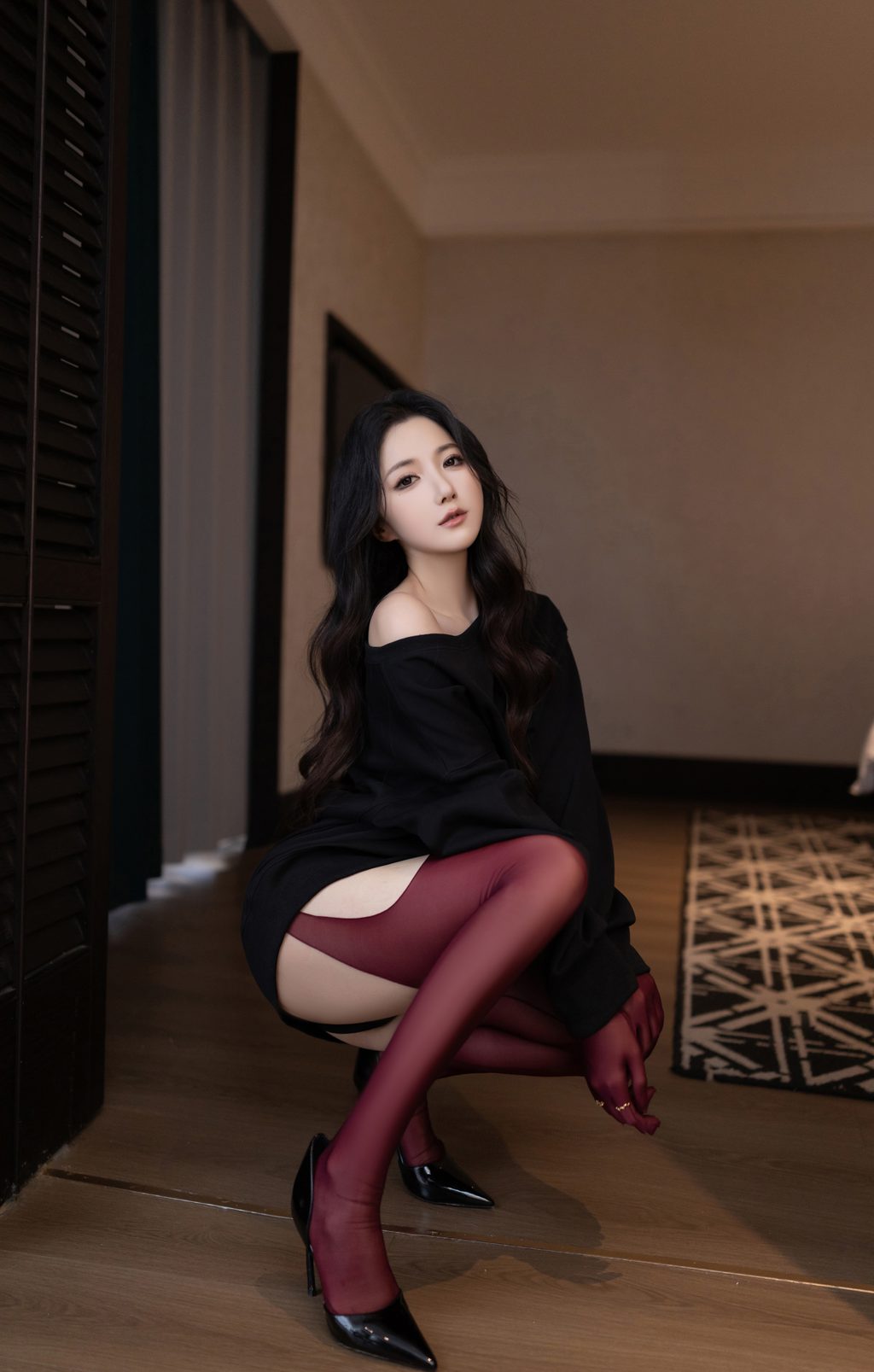 秀人内购@鱼子酱Fish – 内购系列 红与黑[120P/1.44GB] 其它写真-第2张