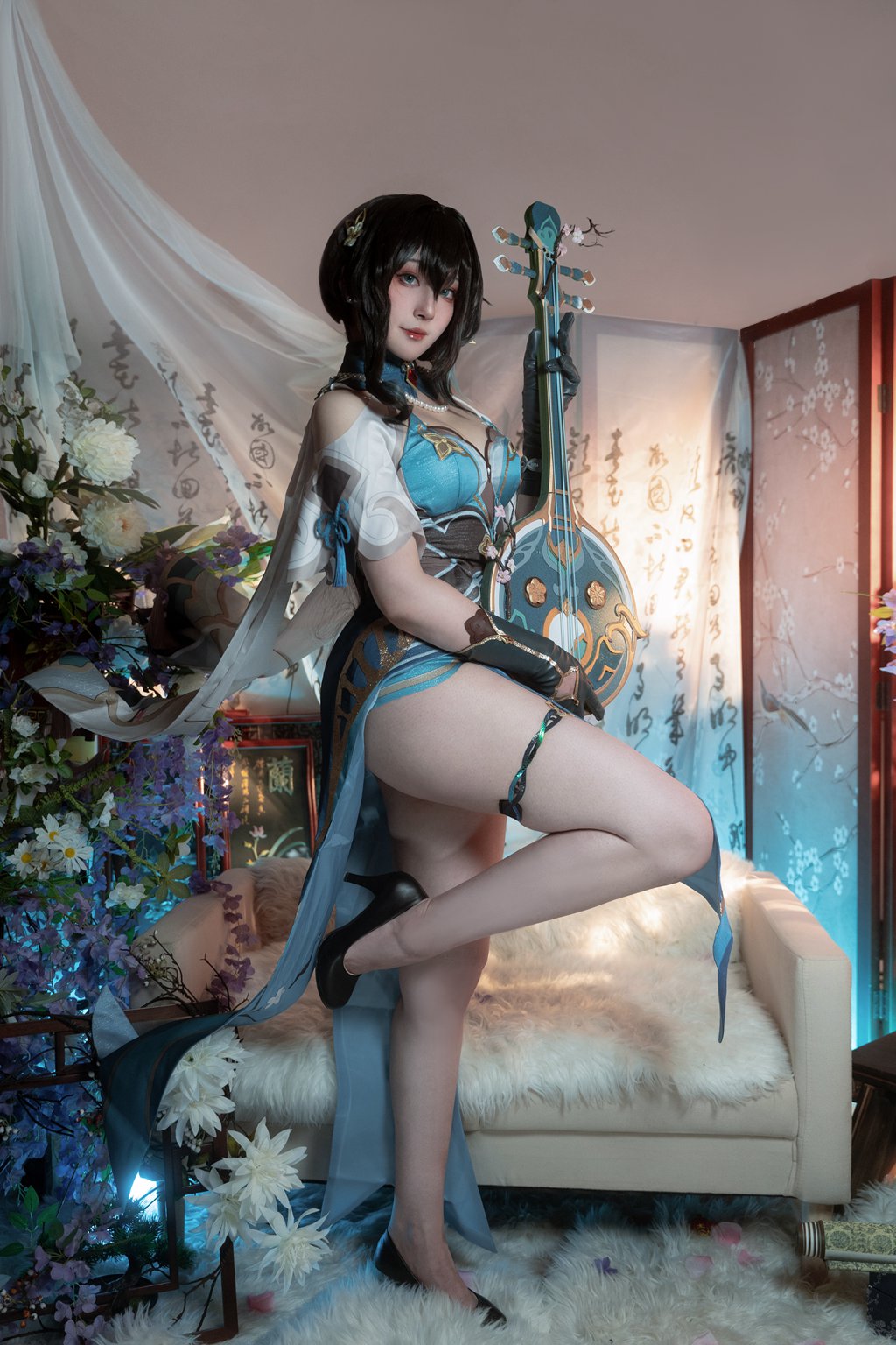 动漫博主@Natsuko_夏夏子 崩坏：星穹铁道 阮梅[76P-547.1M] 网红写真-第2张