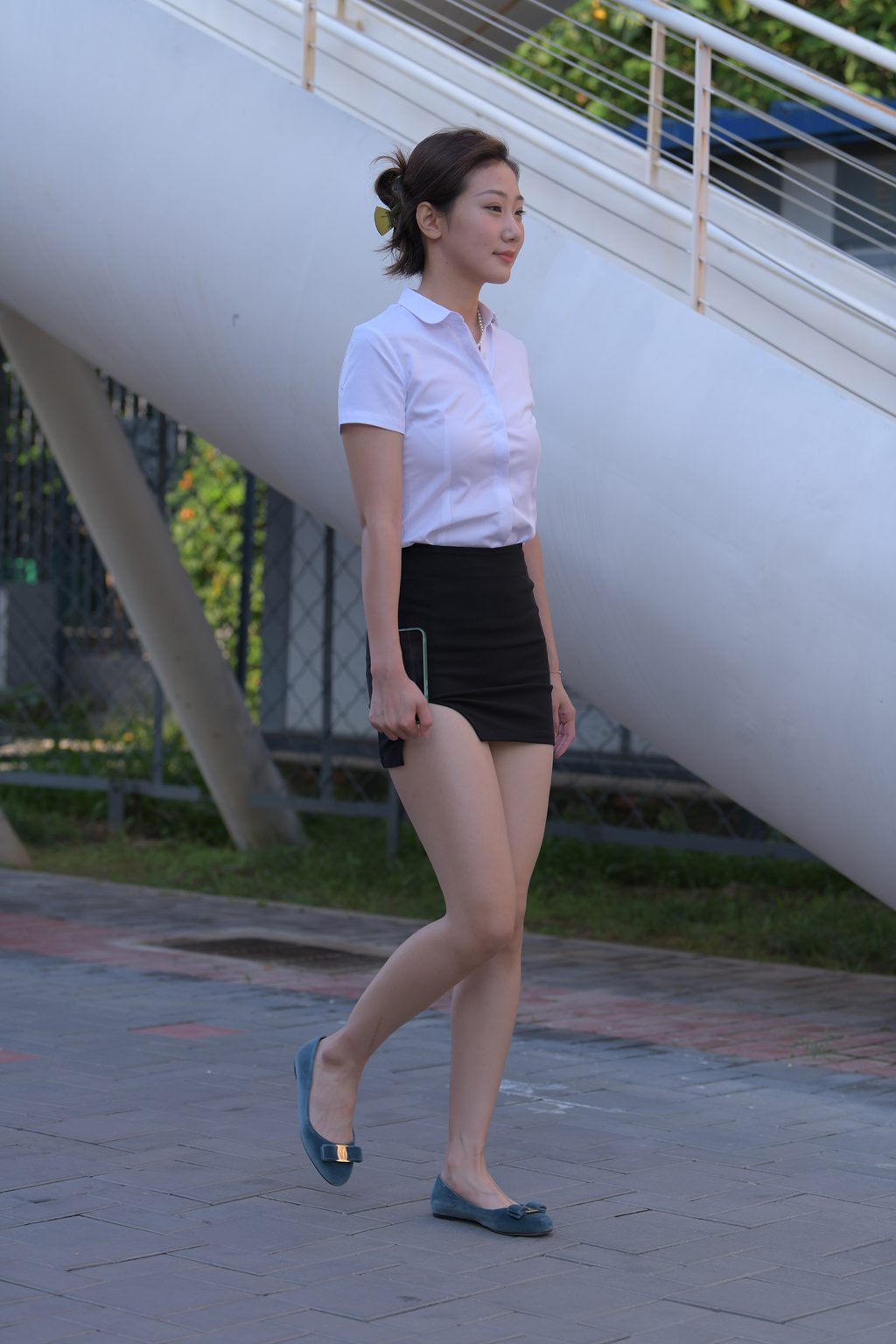 魔镜街拍 NO.219-精选街拍-一只麋鹿摄影作品 – 黑色制服包臀裙美女[425P/363MB] 其它写真-第2张