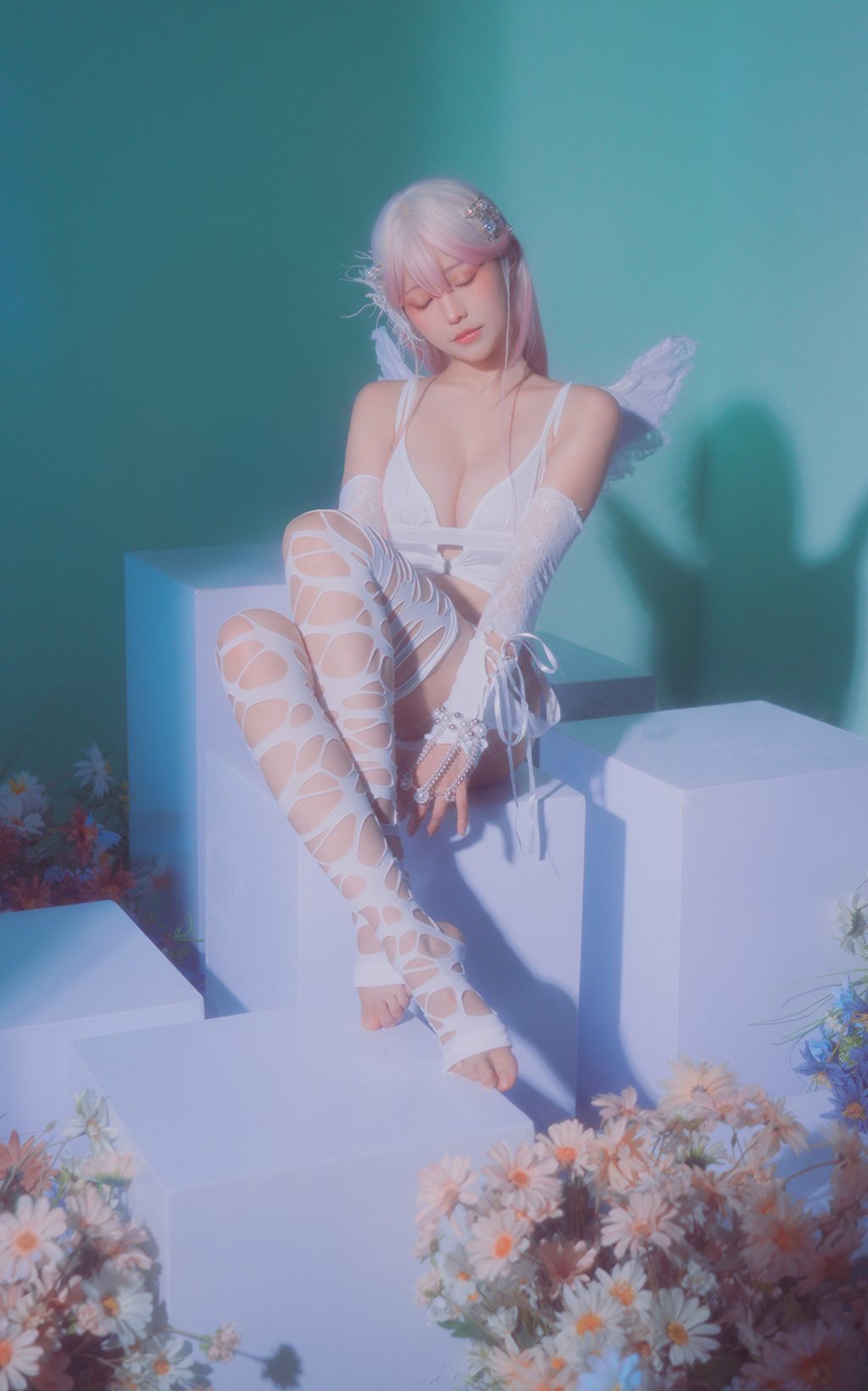 台湾Coser@ElyEE子 2024年10月订阅 (1／3套) Plant Angel植天使 [36P1V49MB] 网红写真-第2张