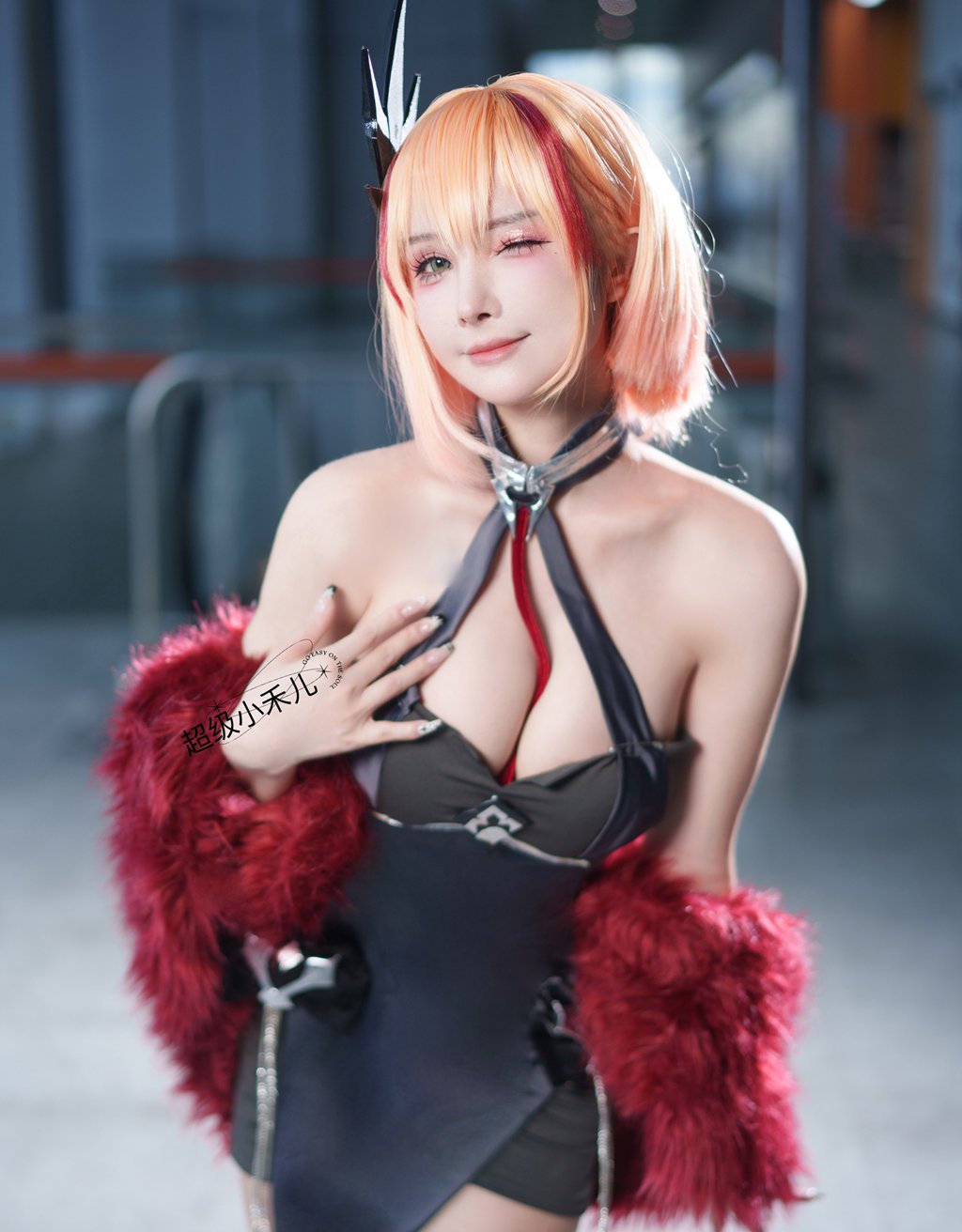 网紅Coser@一千只猫薄禾 –碧蓝航线 罗恩苍翠[16P-52.3M] 网红写真-第2张