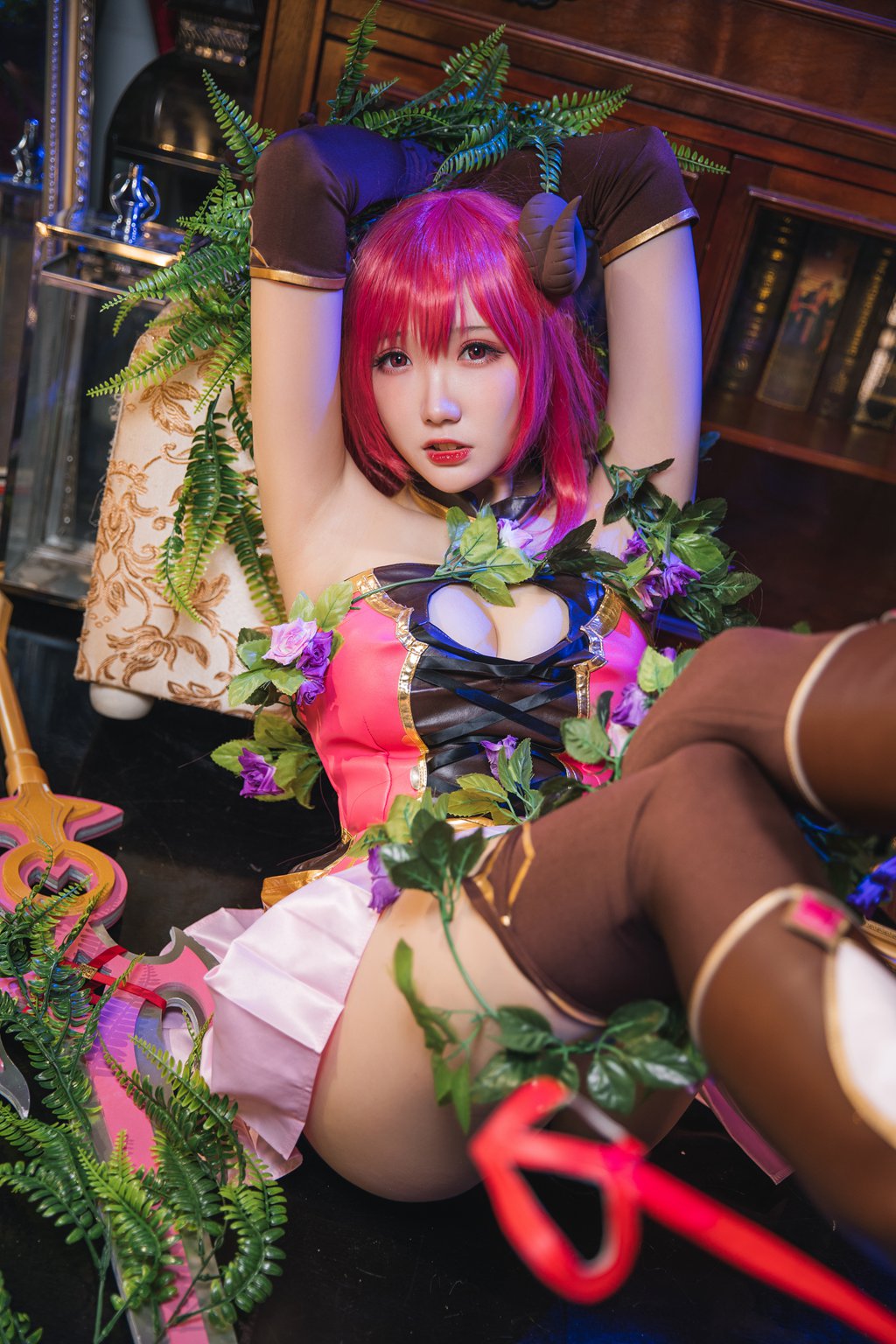 动漫Coser@瓜希酱 公主连结 支仓伊绪 [22P/159MB] 网红写真-第2张